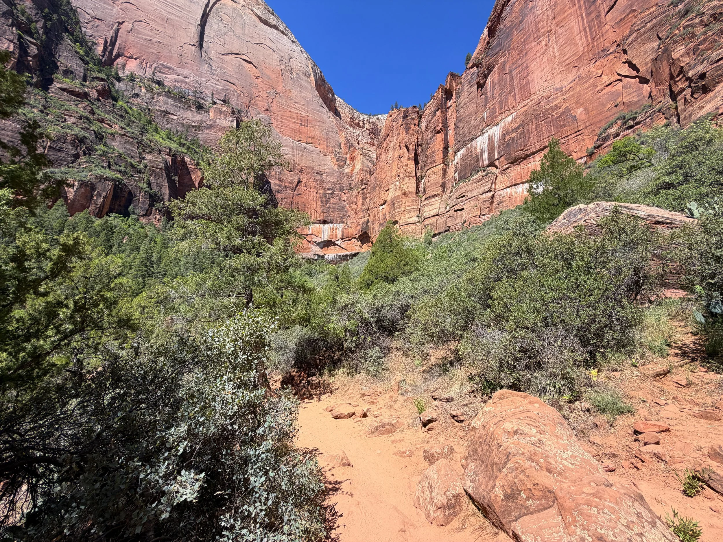 Middle Emerald Pools Trail Zion National Park Utah