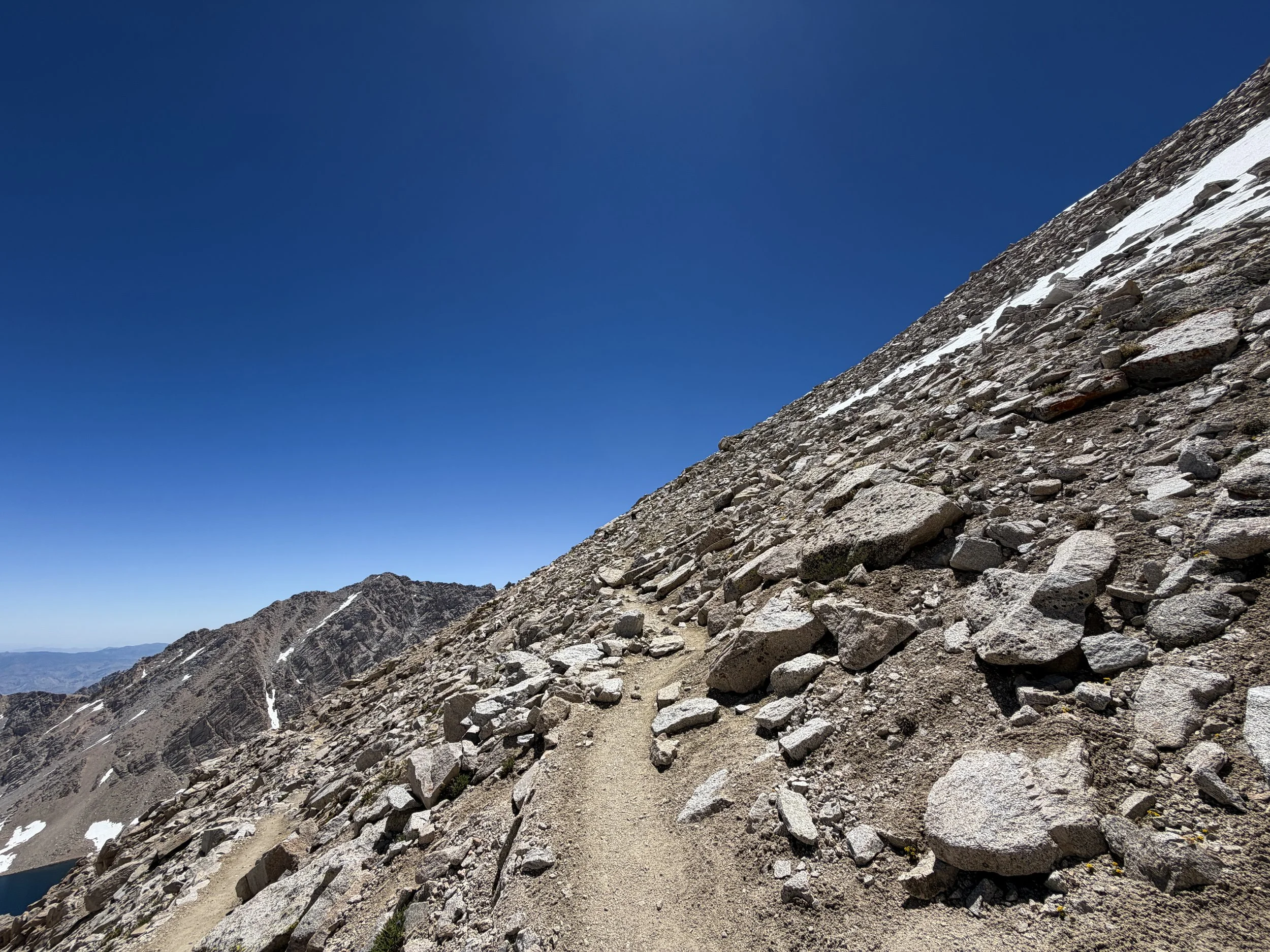 Mount Whitney Trail Switchbacks Lone Pine California