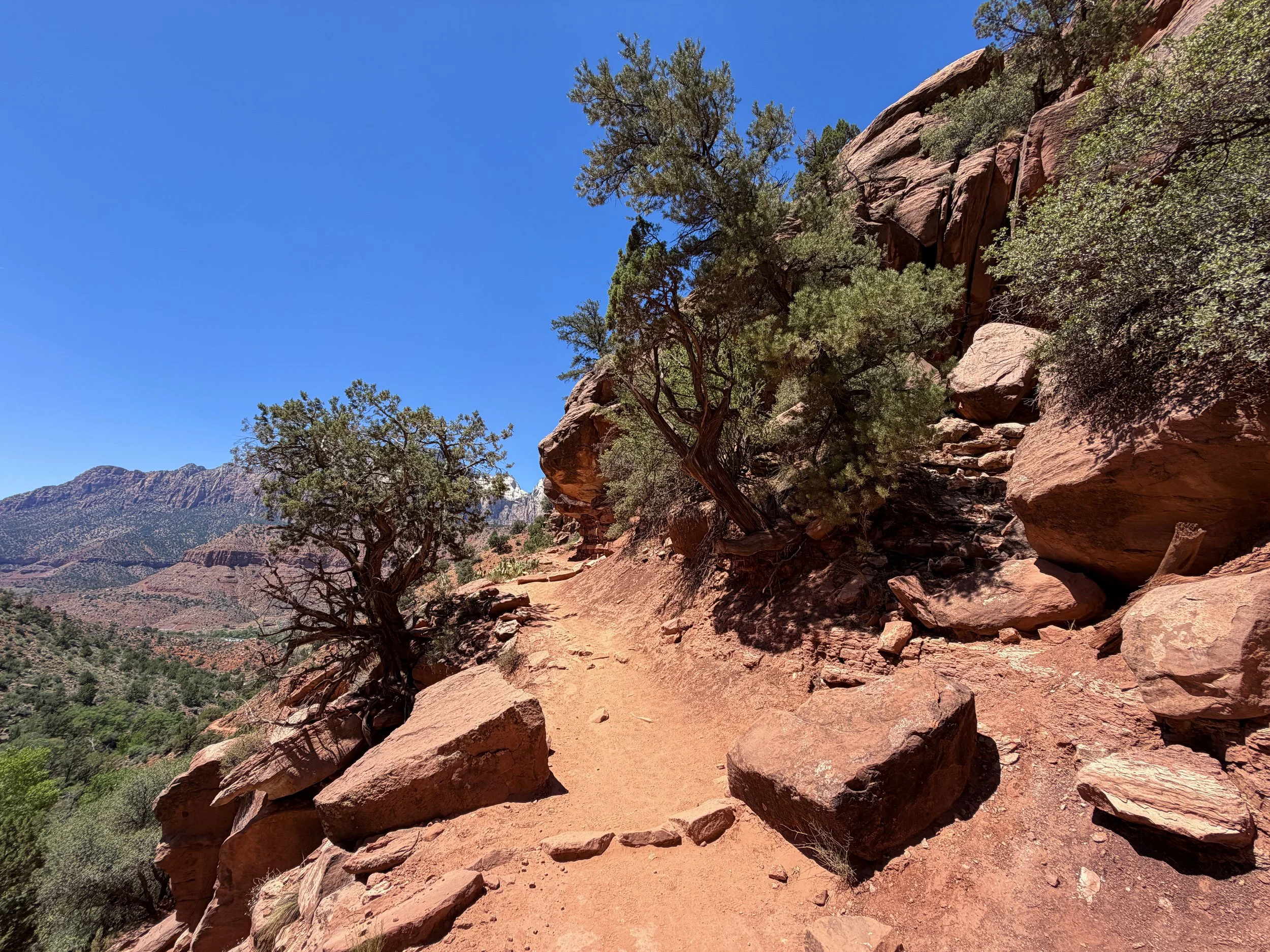 Watchman Trail Switchbacks Zion National Park Utah