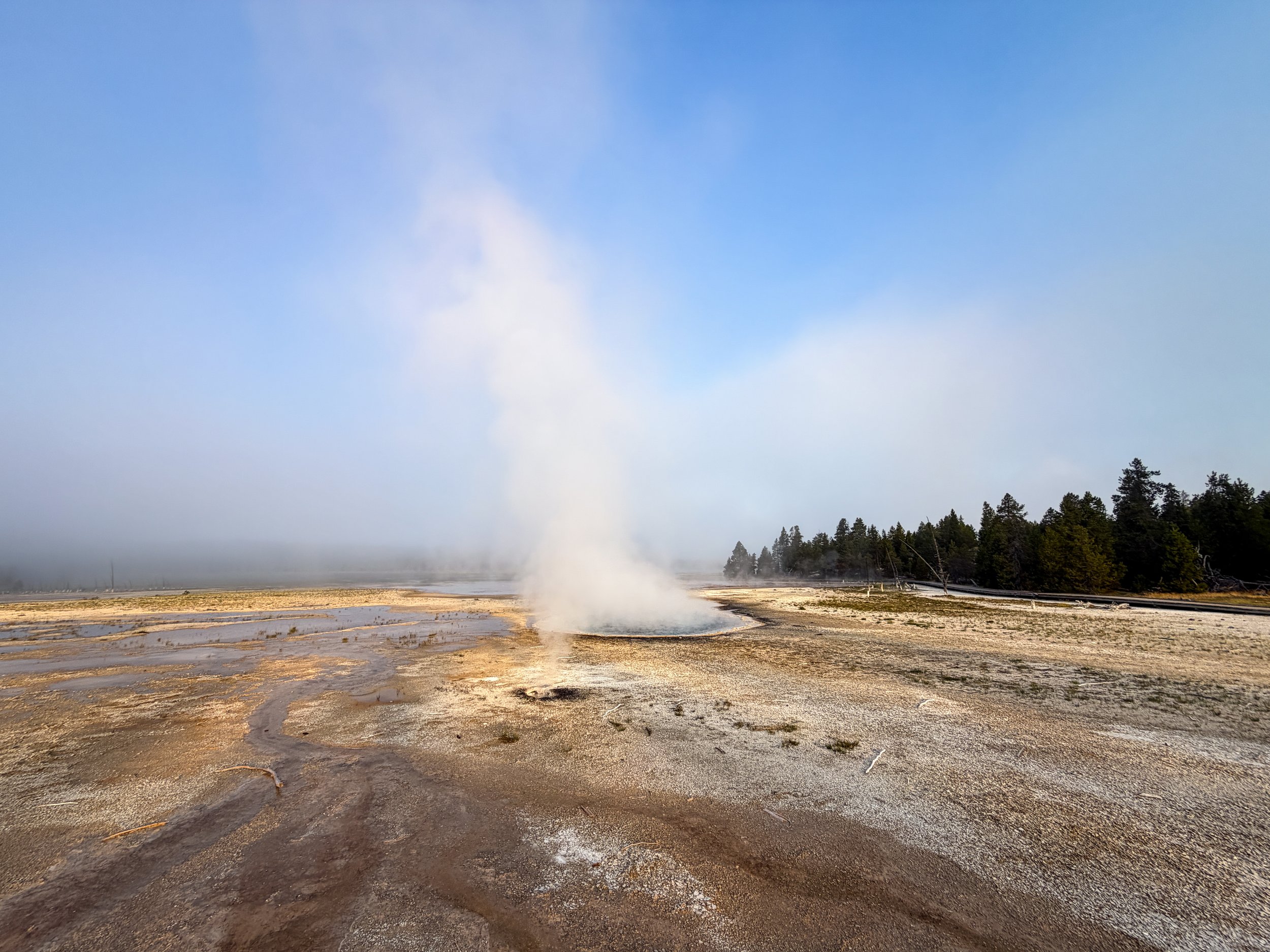 Celestine Pool Fountain Paint Pot Trail Yellowstone National Park Wyoming