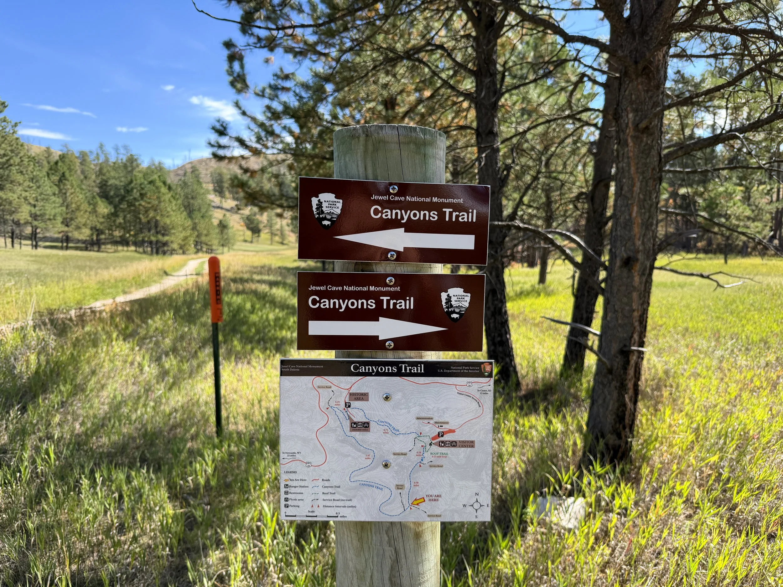 Canyons Trail Jewel Cave National Monument Black Hills South Dakota