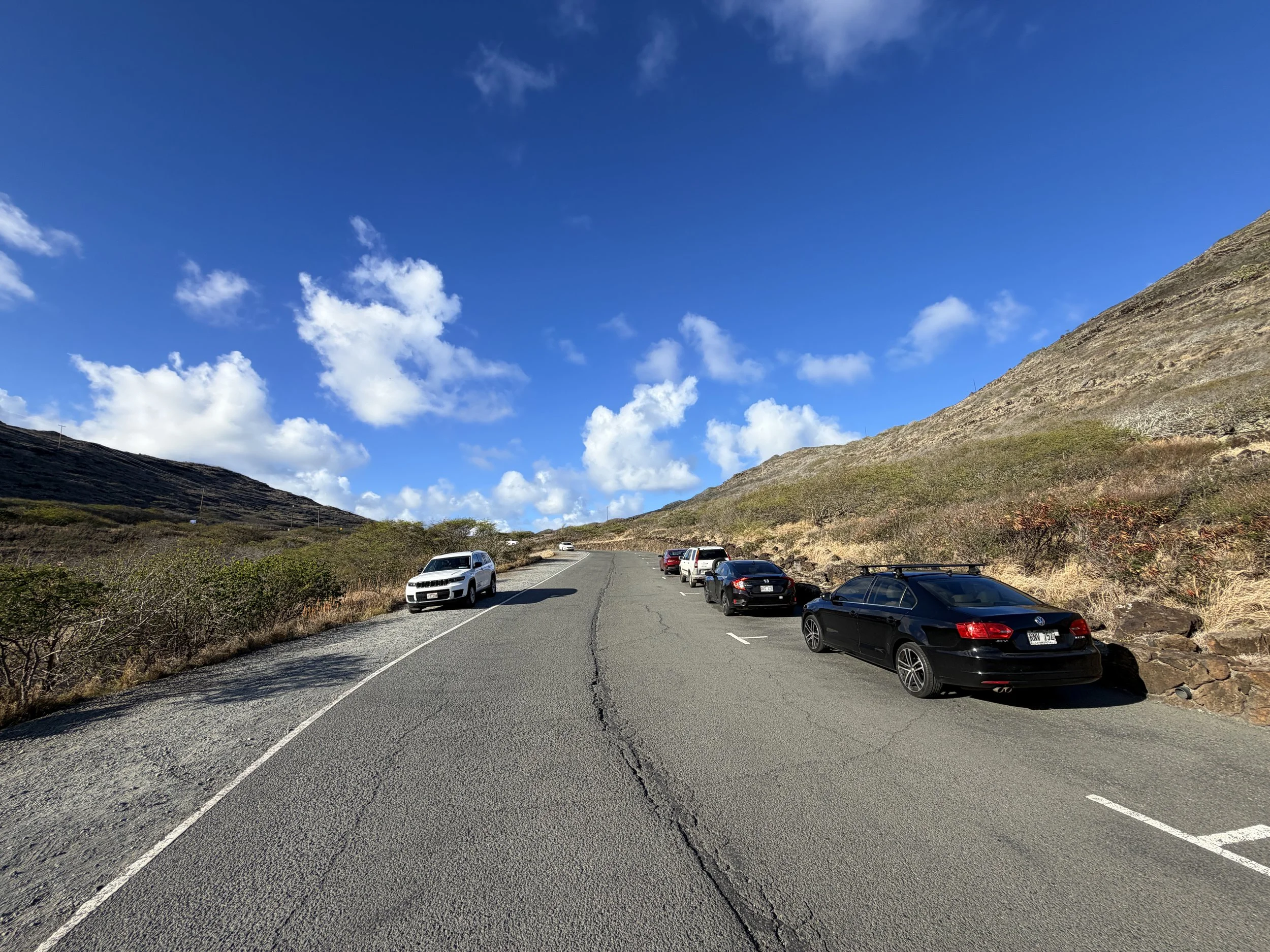 Makapuu Point Lighthouse Trailhead Parking Oahu Hawaii