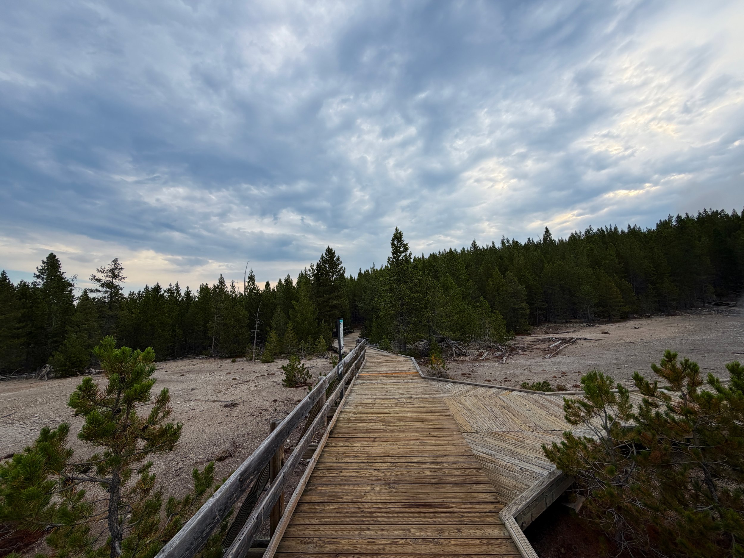 Norris Geyser Basin Trail Yellowstone National Park Wyoming