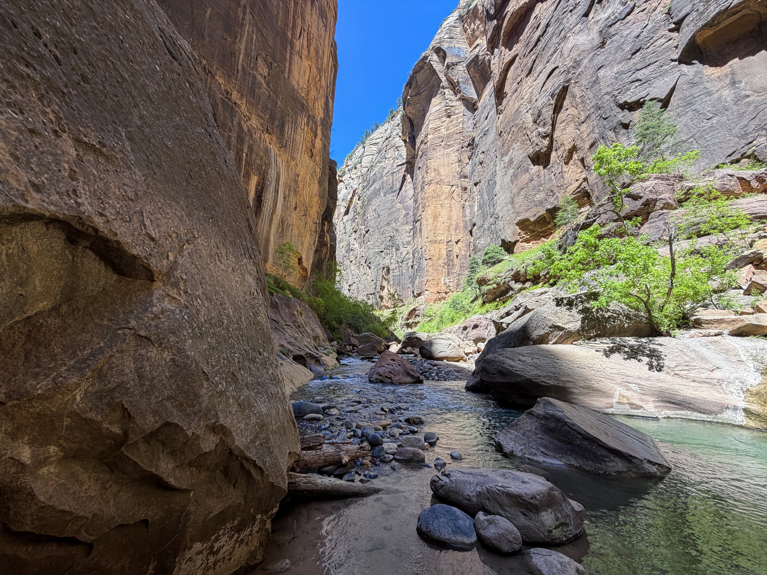 Narrows Bottom-Up to Big Springs Zion National Park Utah