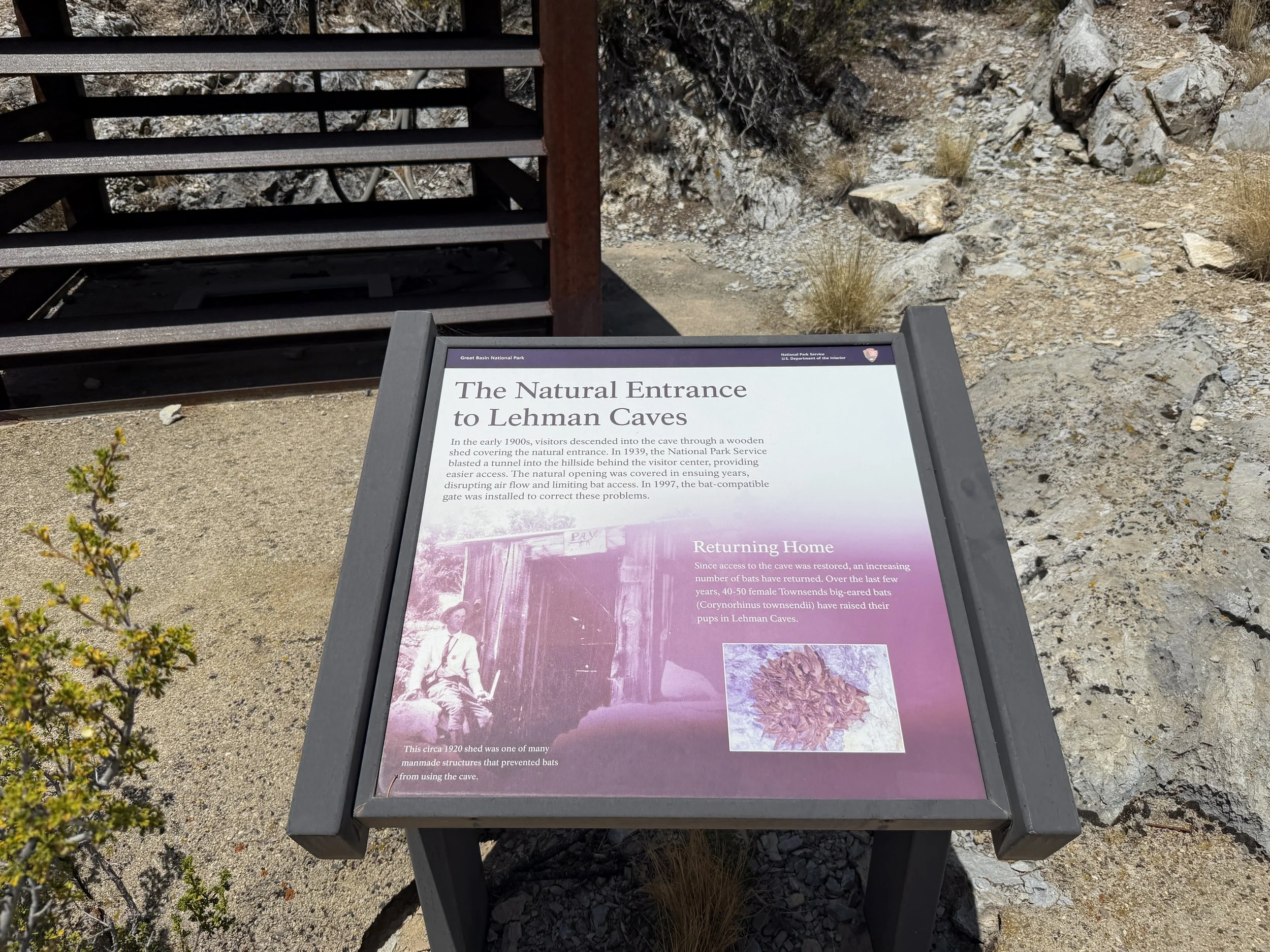 Lehman Caves Natural Entrance Mountain View Nature Trail Great Basin National Park Nevada