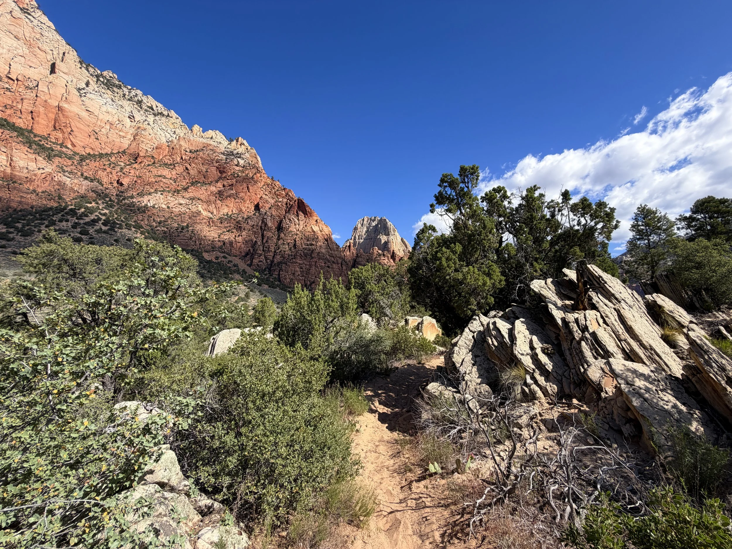 Sand Bench Trail Zion National Park Utah