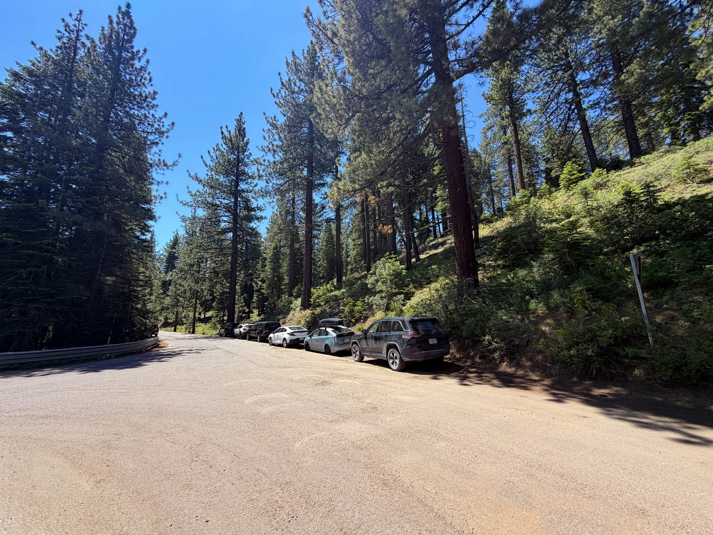 Captain Pomin Rock Trailhead Parking Lake Tahoe Nevada