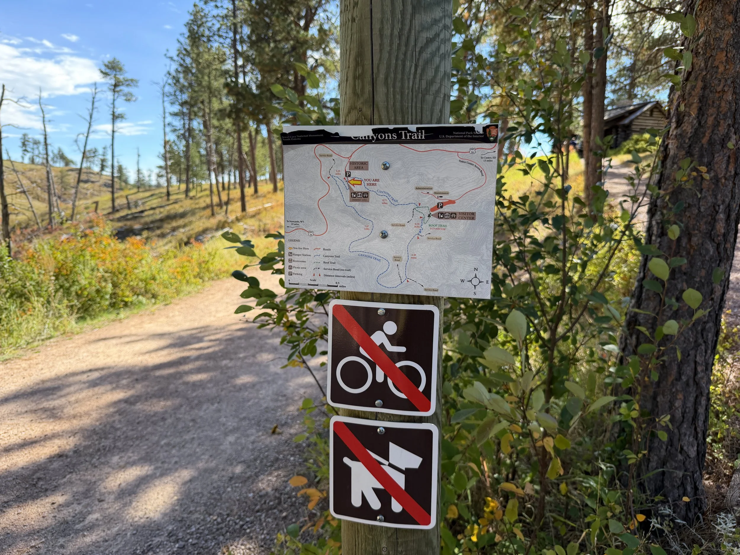 Canyons Loop Trail Jewel Cave National Monument Black Hills South Dakota