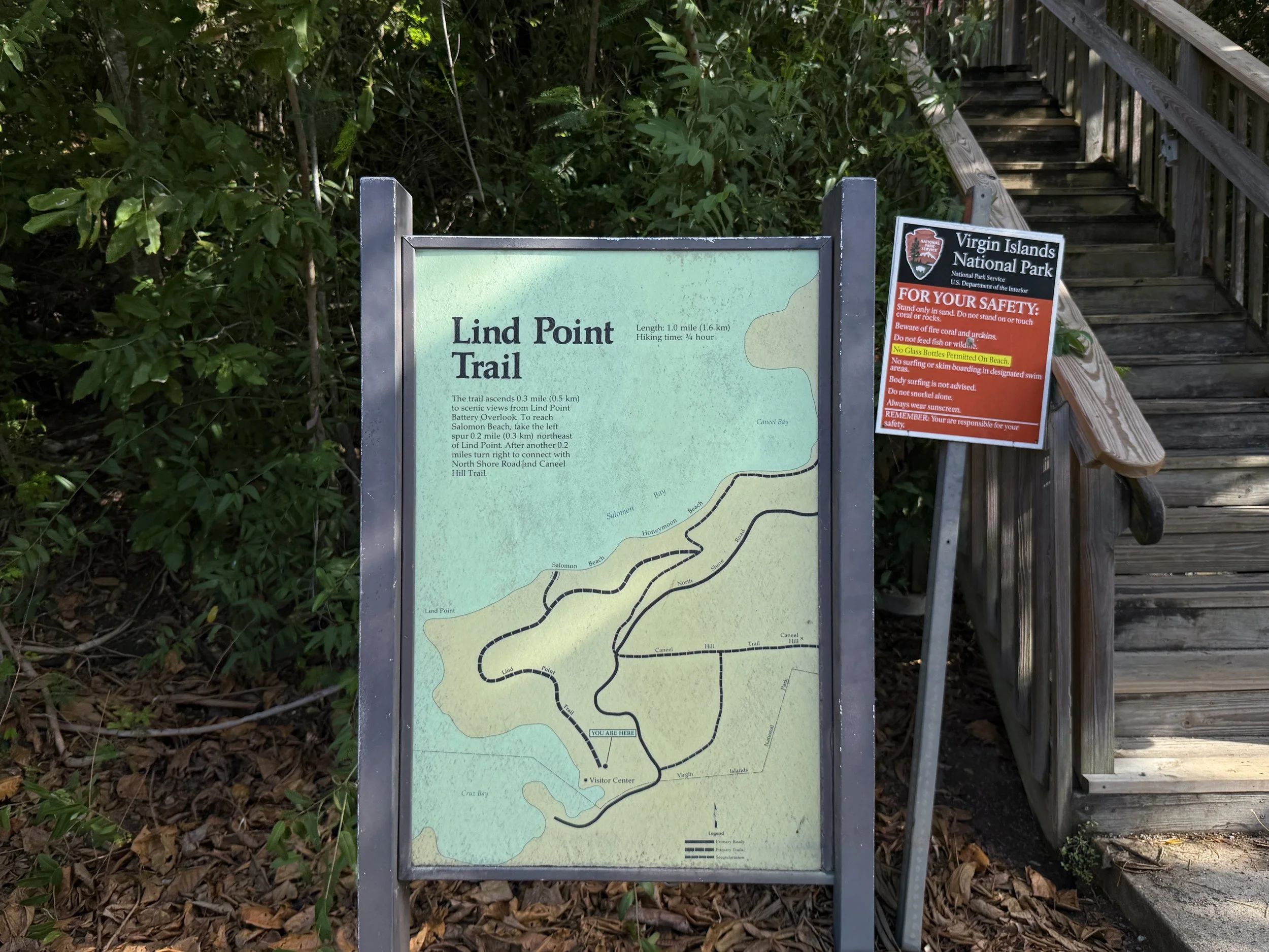 Lind Point Trailhead Virgin Islands National Park