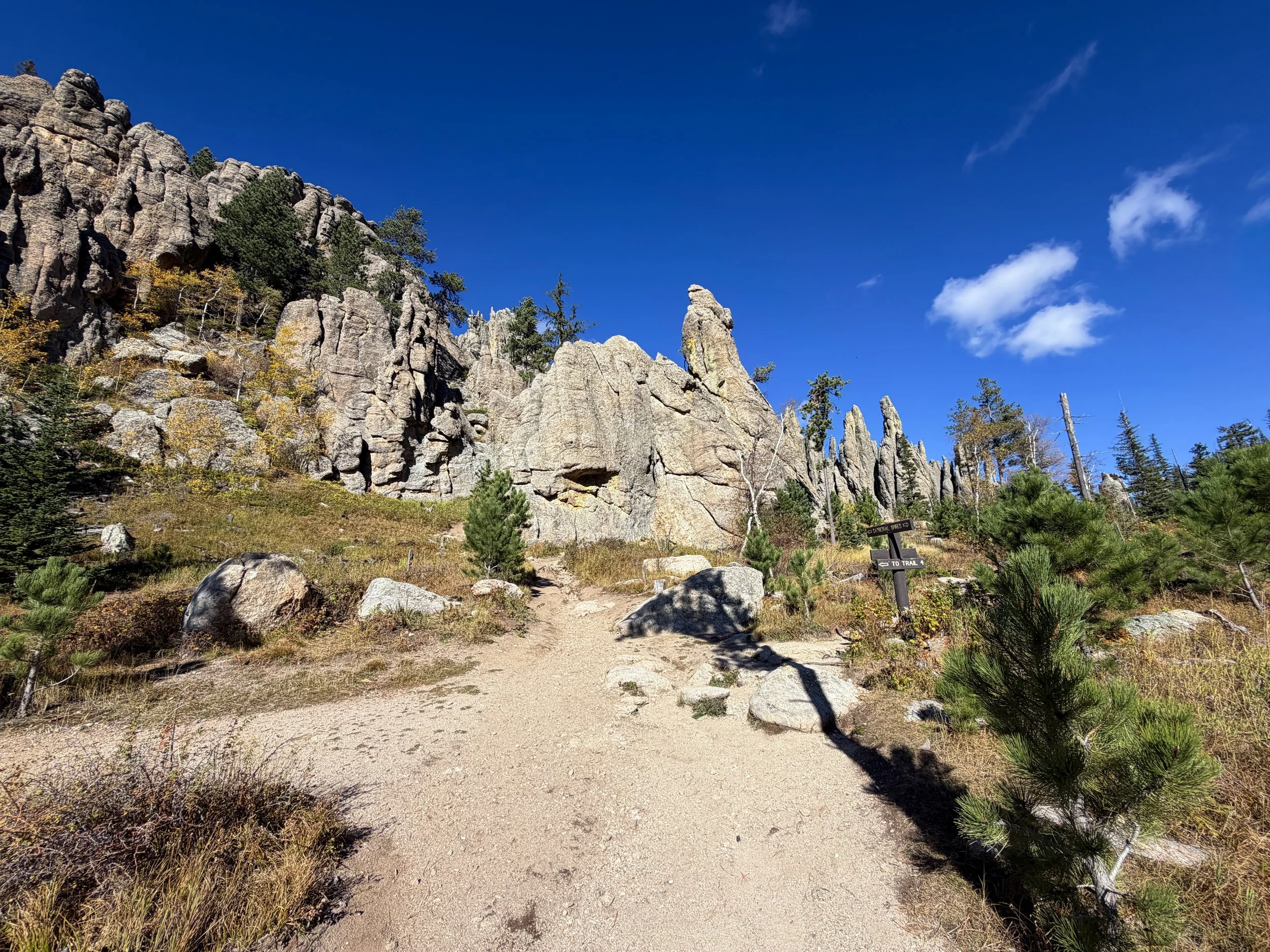 Cathedral Spires Trail to Little Devils Tower Custer State Park Black Hills South Dakota