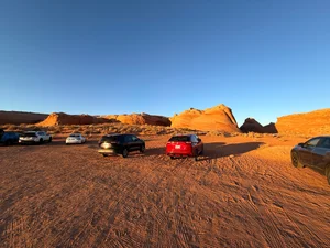 Hiking the Big Lake Sand Cave Trail (Shell Gas Station Cave) in Page