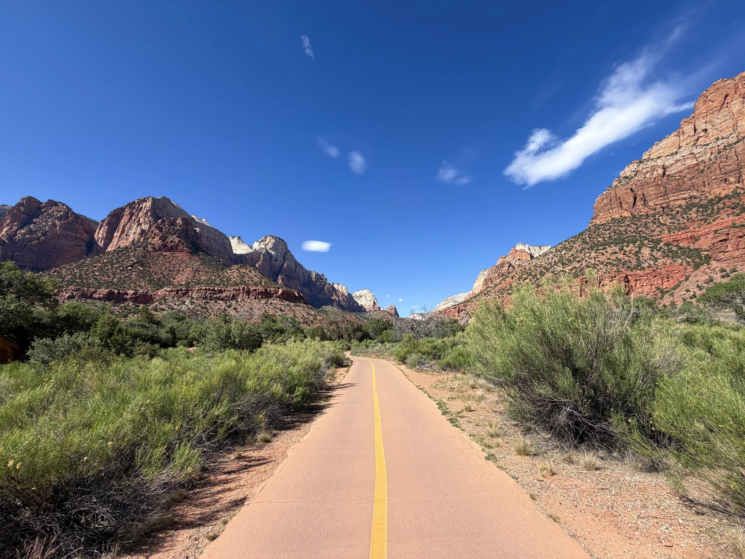 Pa'rus Trail Zion National Park Utah