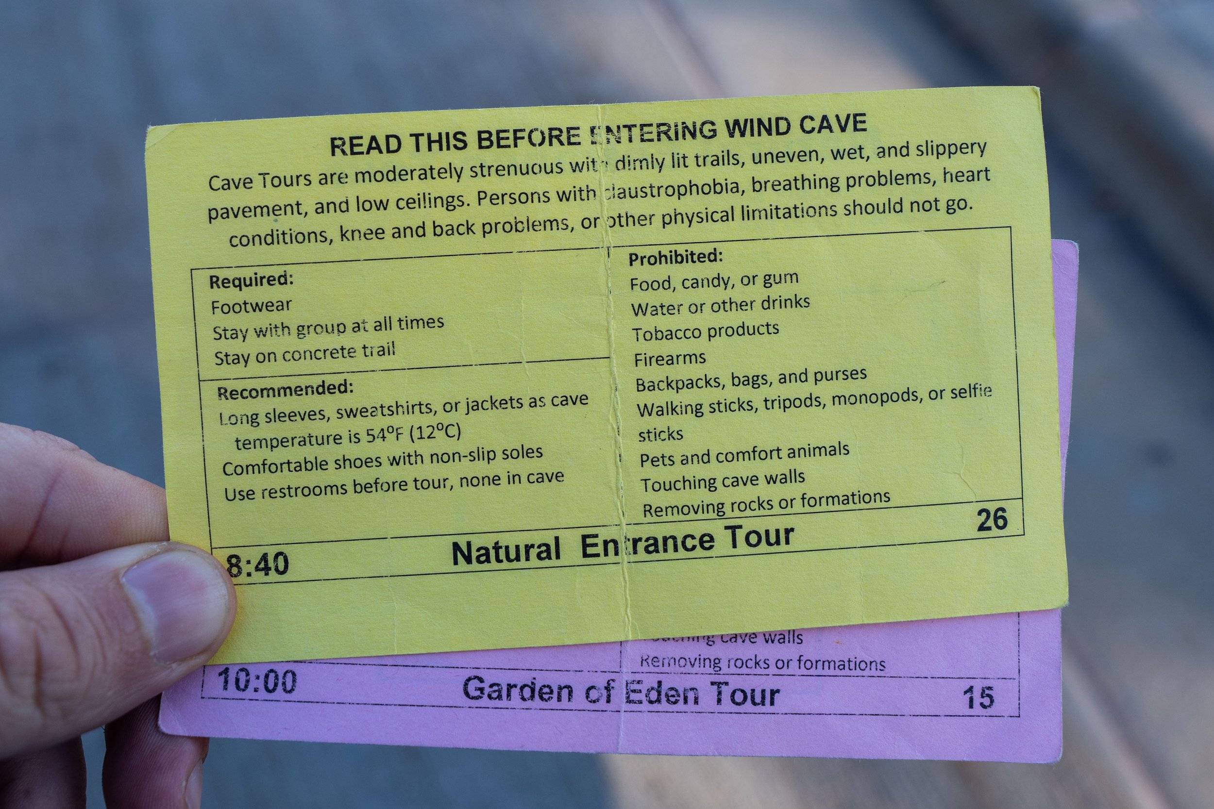 Cave Tours Wind Cave National Park