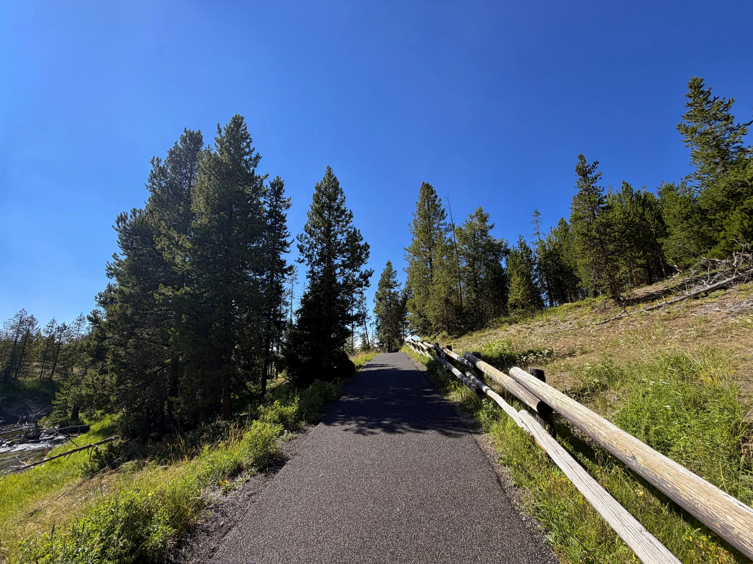 Upper Geyser Hill Trail Yellowstone National Park Wyoming