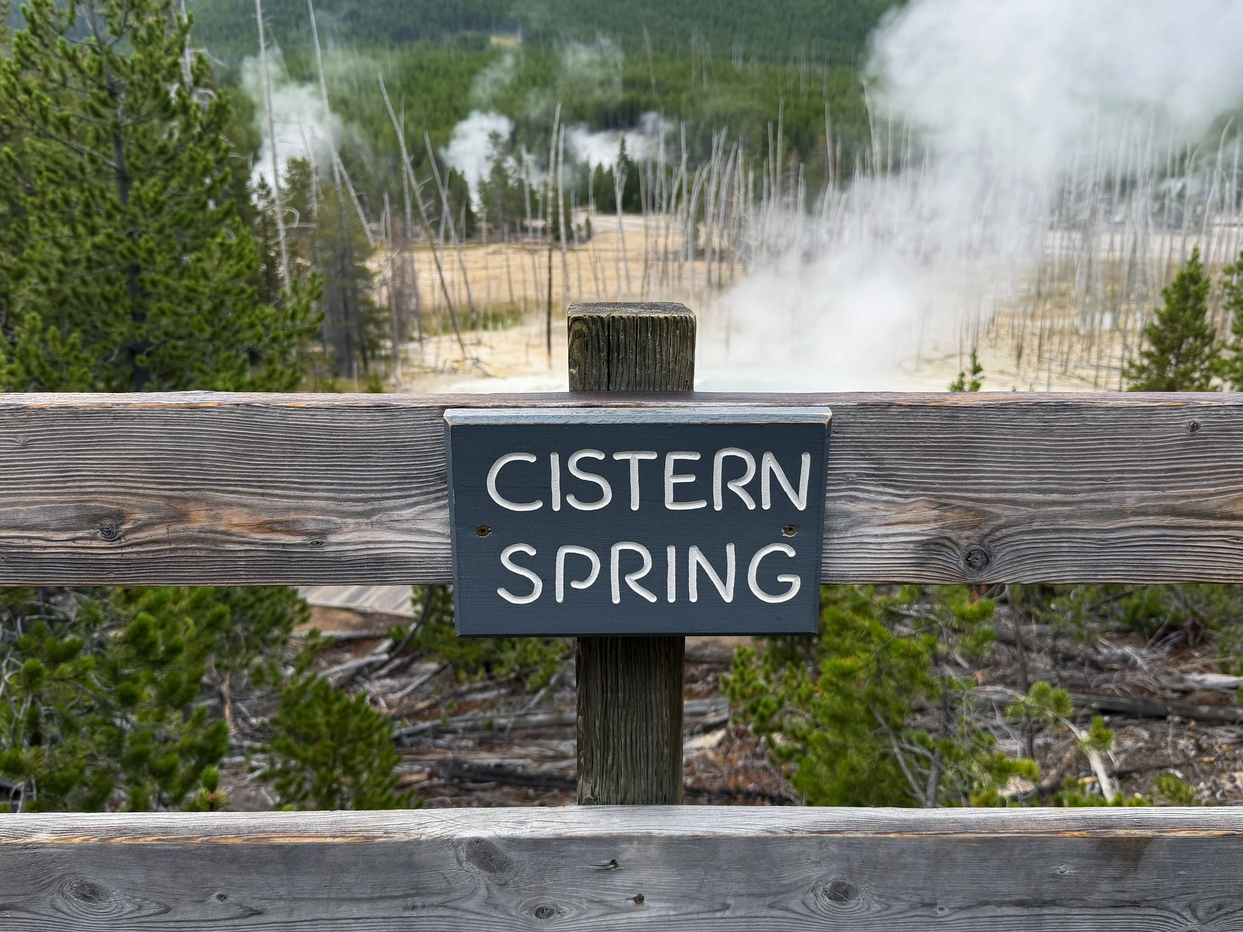 Cistern Spring Norris Geyser Basin Trail Yellowstone National Park Wyoming
