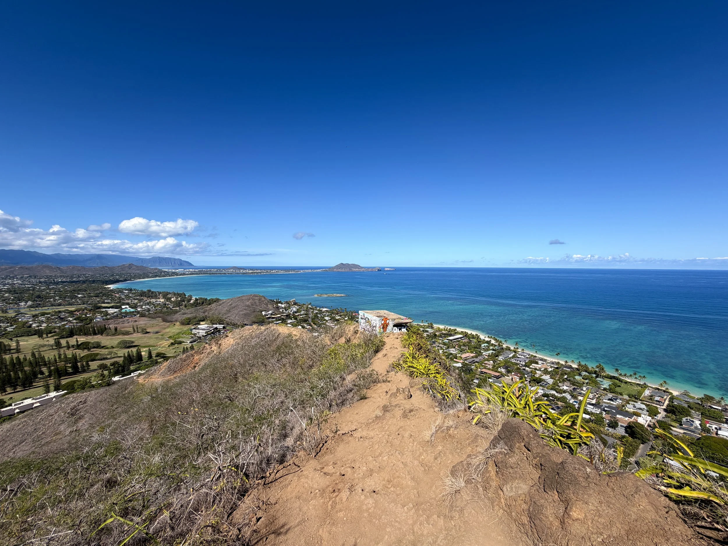 Lanikai Pillbox Trail Kaiwa Ridge Oahu Hawaii