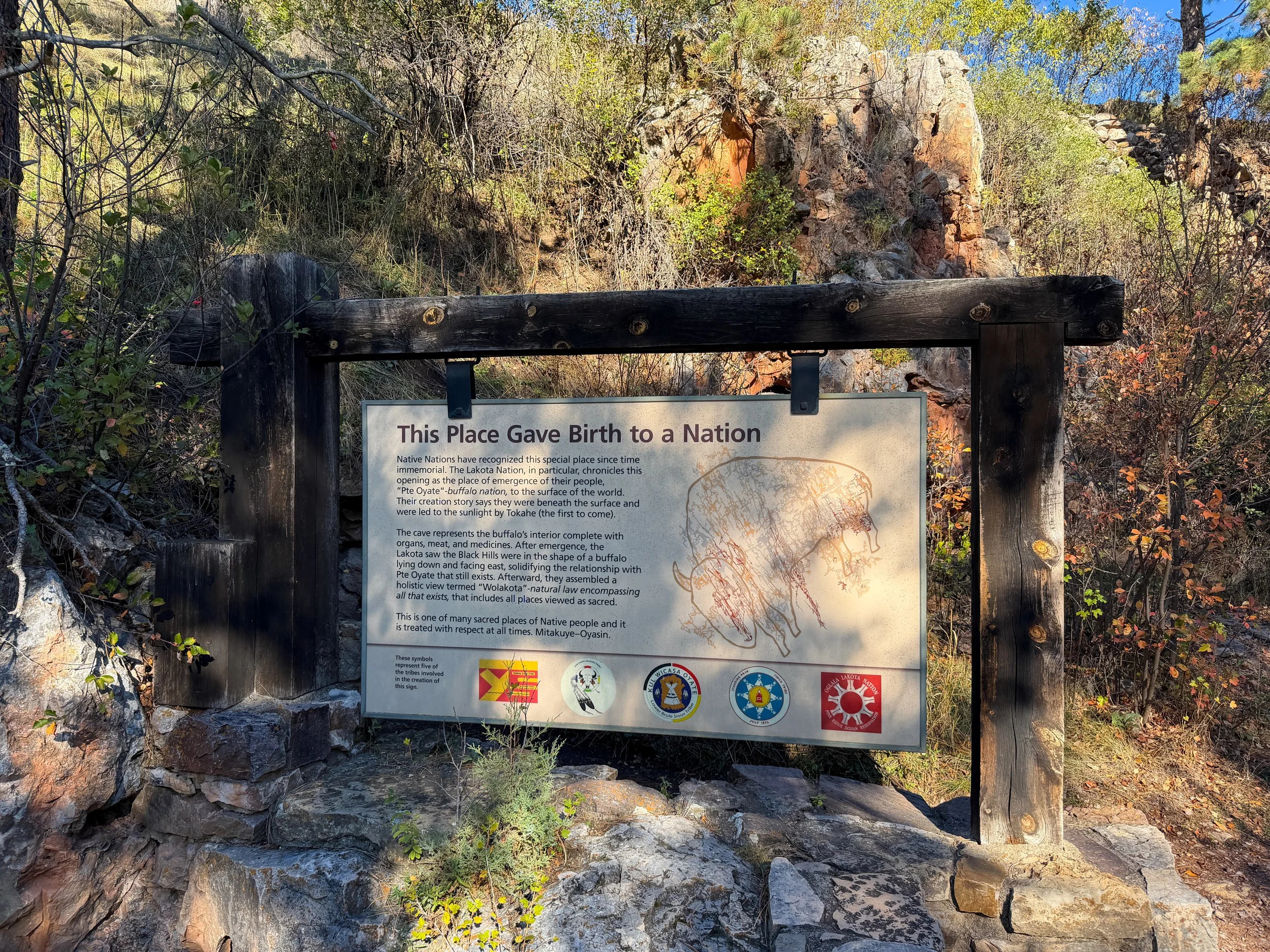 Wind Cave Natural Entrance Wind Cave National Park South Dakota
