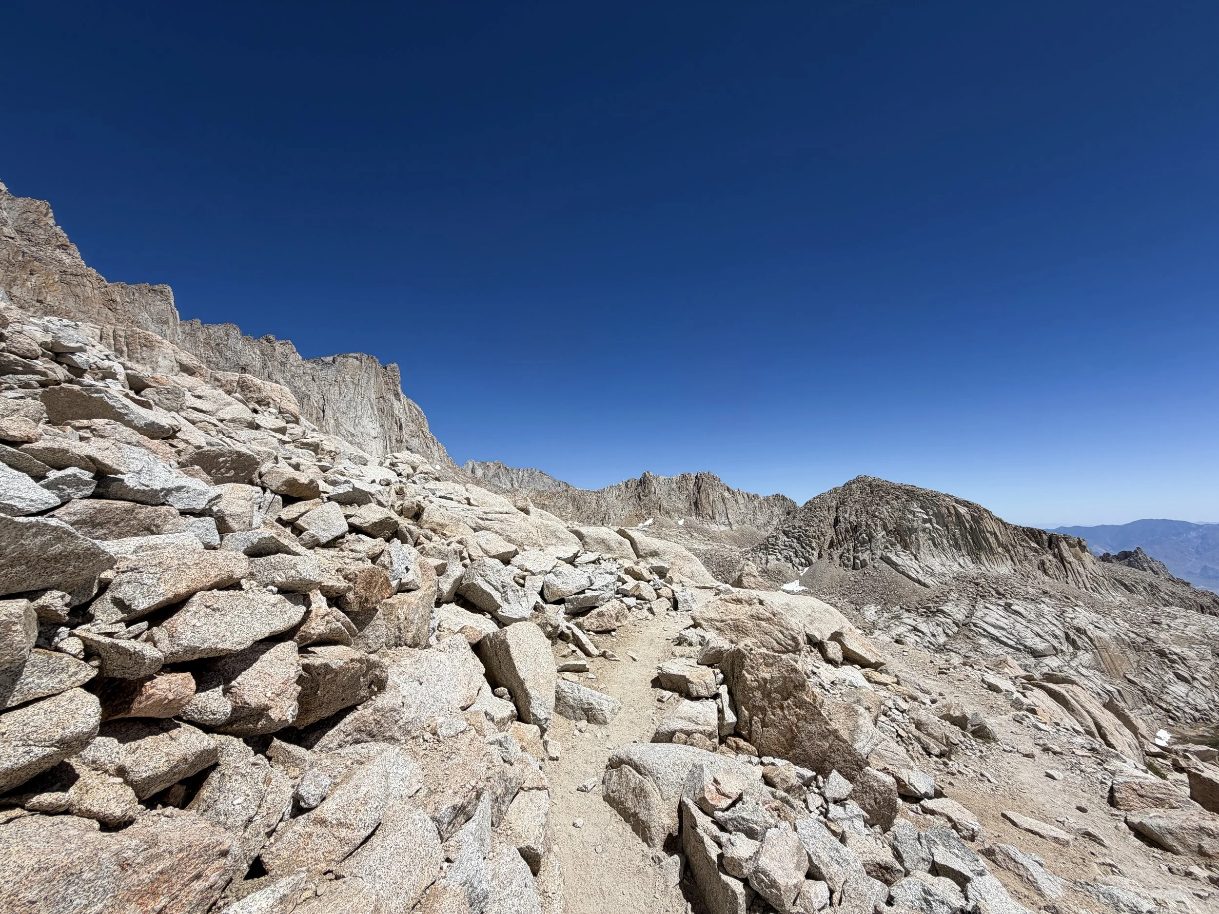 Mount Whitney Trail Switchbacks Lone Pine California