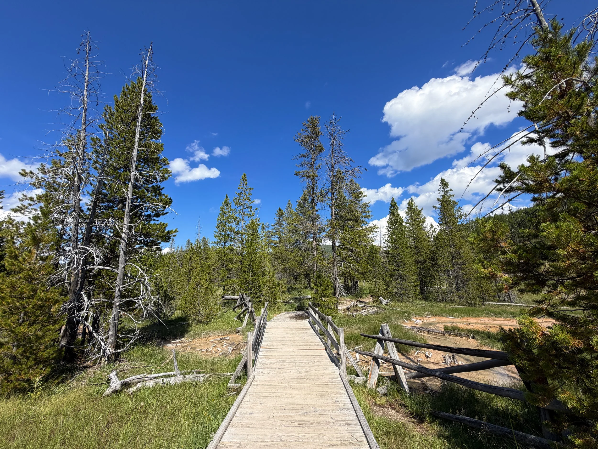 Artists Paintpots Hike Yellowstone National Park Wyoming