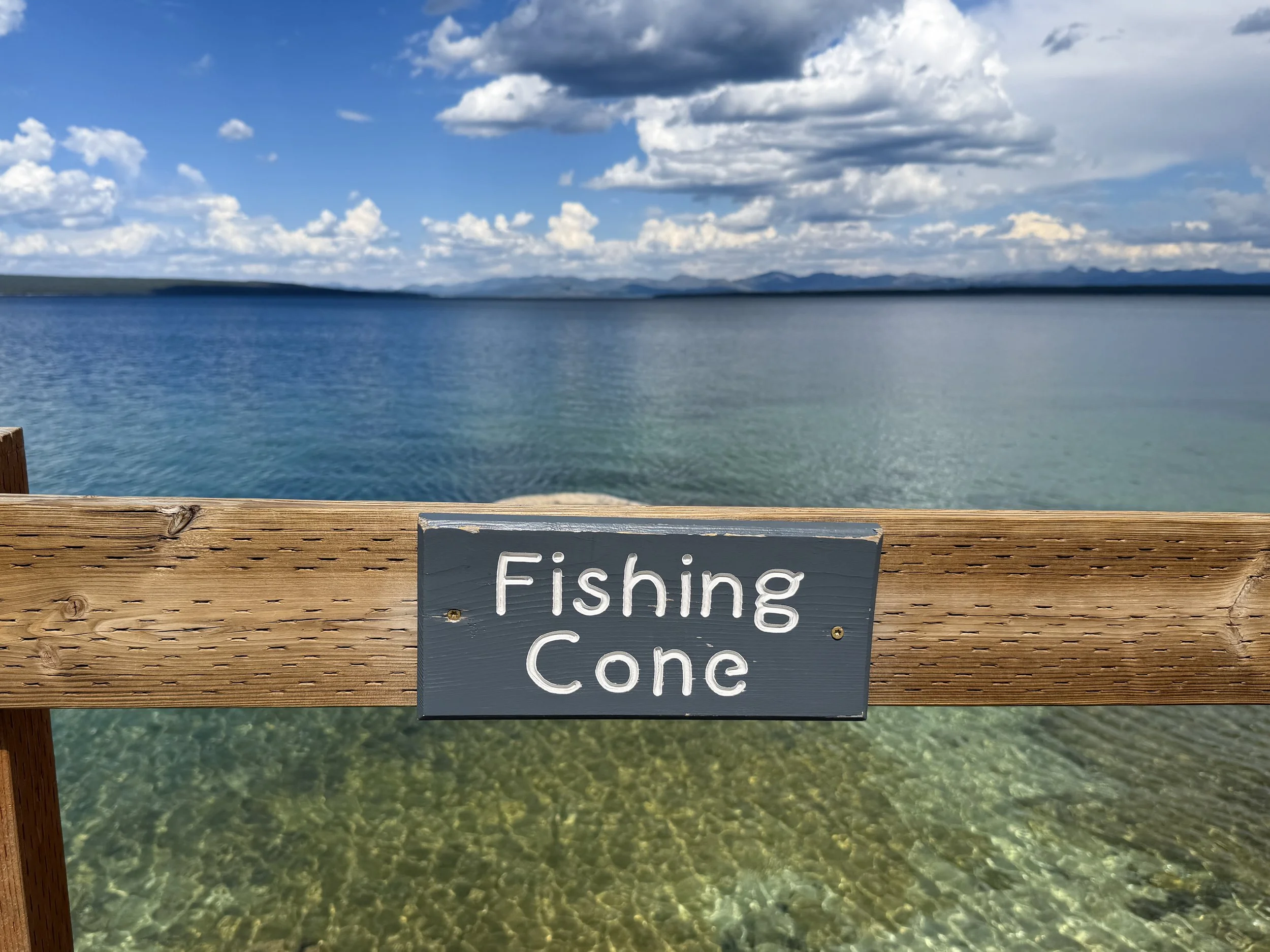 Fishing Cone Geyser West Thumb Geyser Basin Trail Yellowstone National Park Wyoming