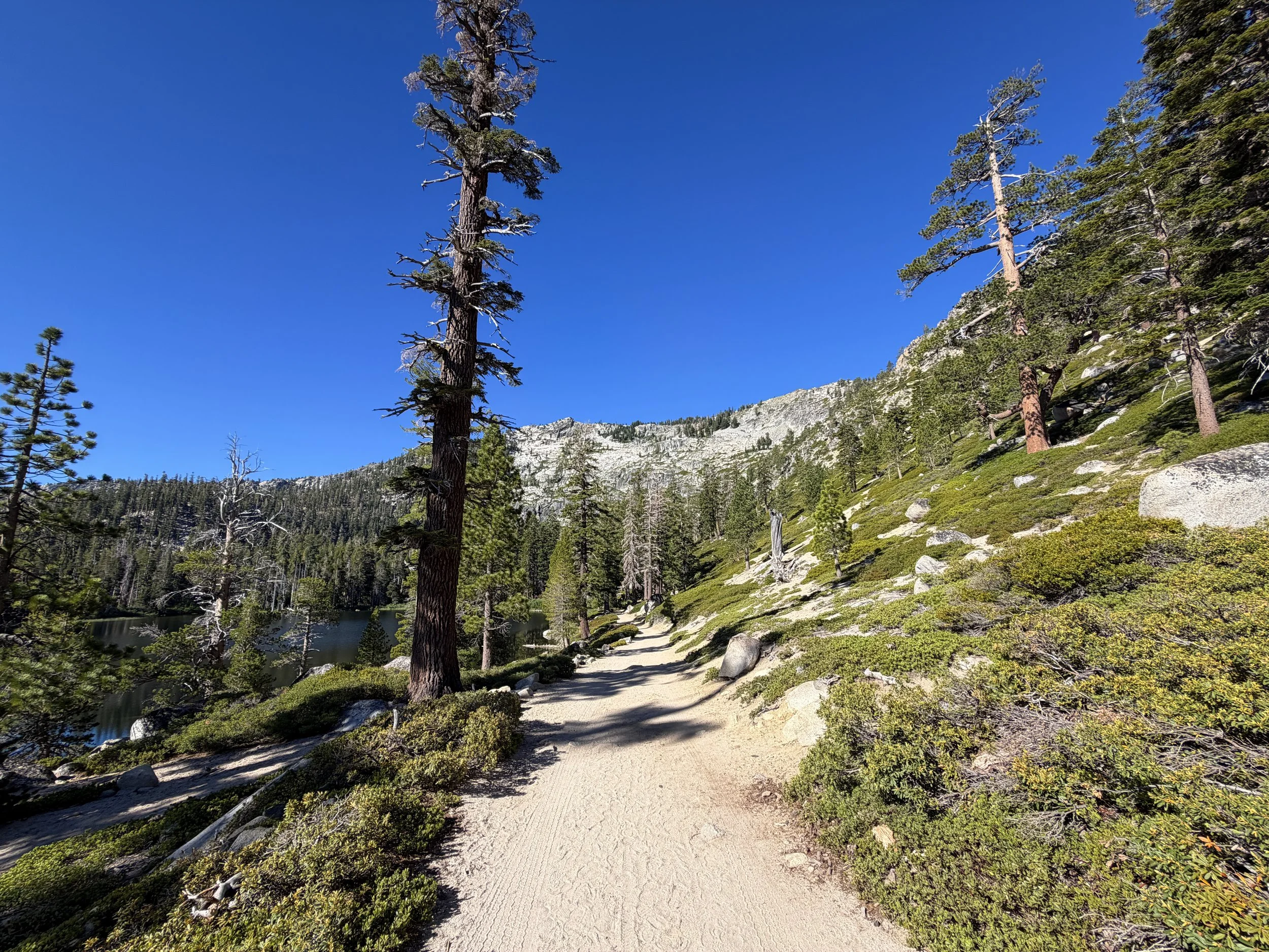 Angora Lakes Trail Lake Tahoe California