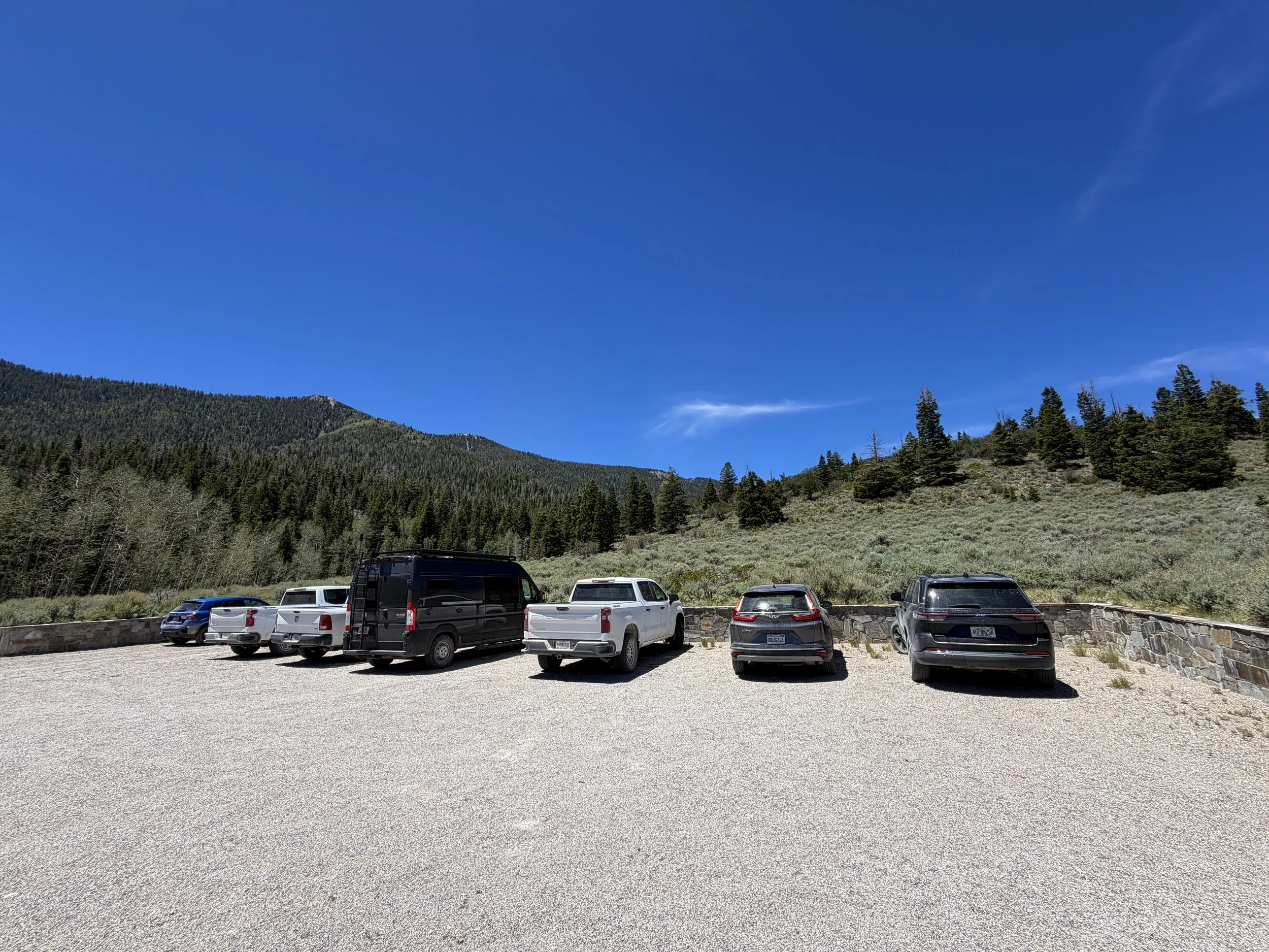 Johnson Lake Trailhead Parking Great Basin National Park Nevada