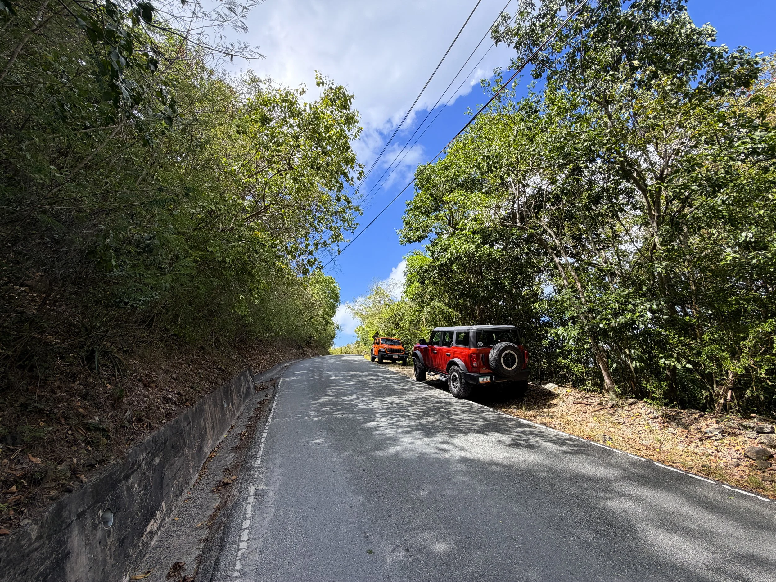 Maria Hope Trailhead Parking Virgin Islands National Park
