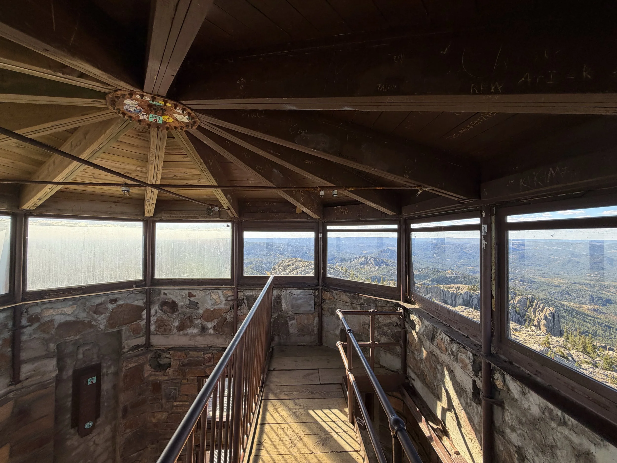 Harney Peak Fire Lookout Black Elk Peak Black Hills South Dakota