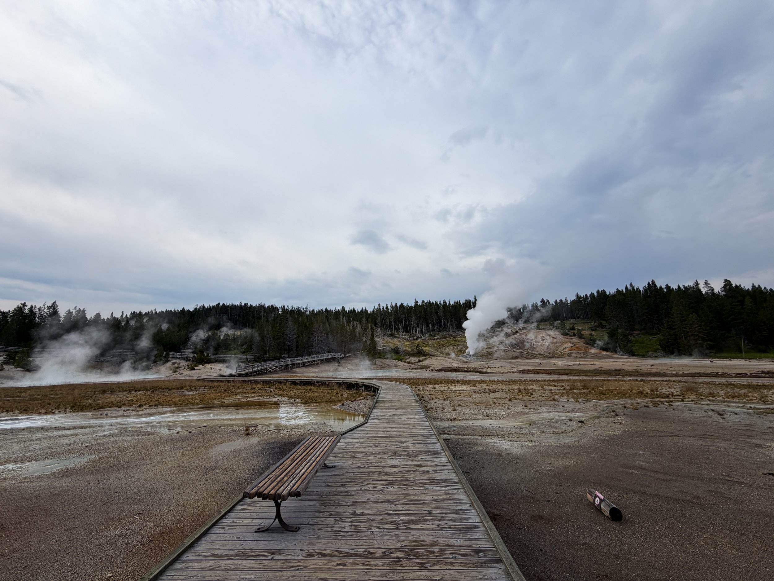 Porcelain Basin Loop Trail Yellowstone National Park Wyoming