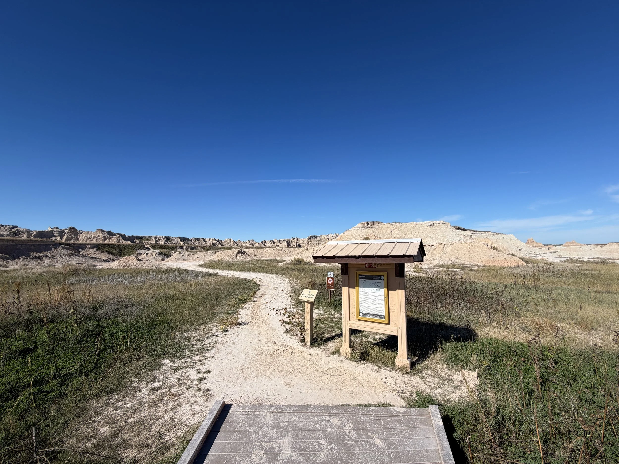 Castle Trailhead Badlands National Park South Dakota