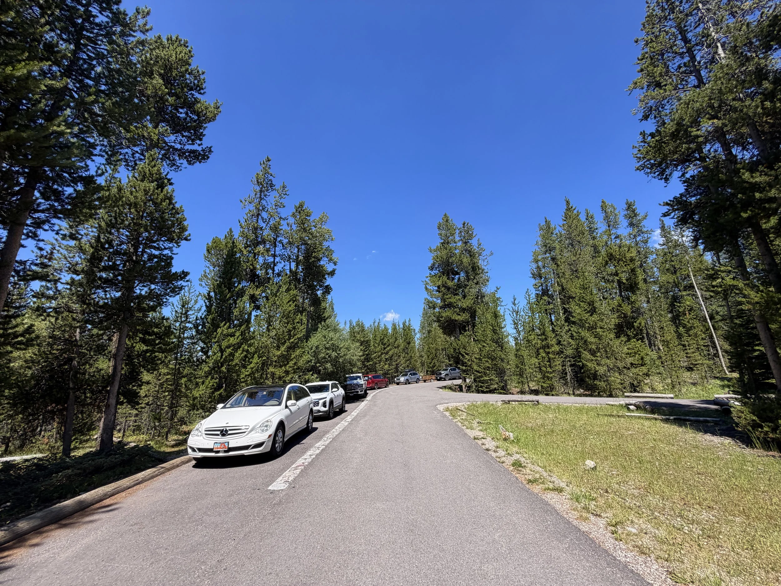 Lone Star Geyser Trailhead Parking Yellowstone National Park Wyoming
