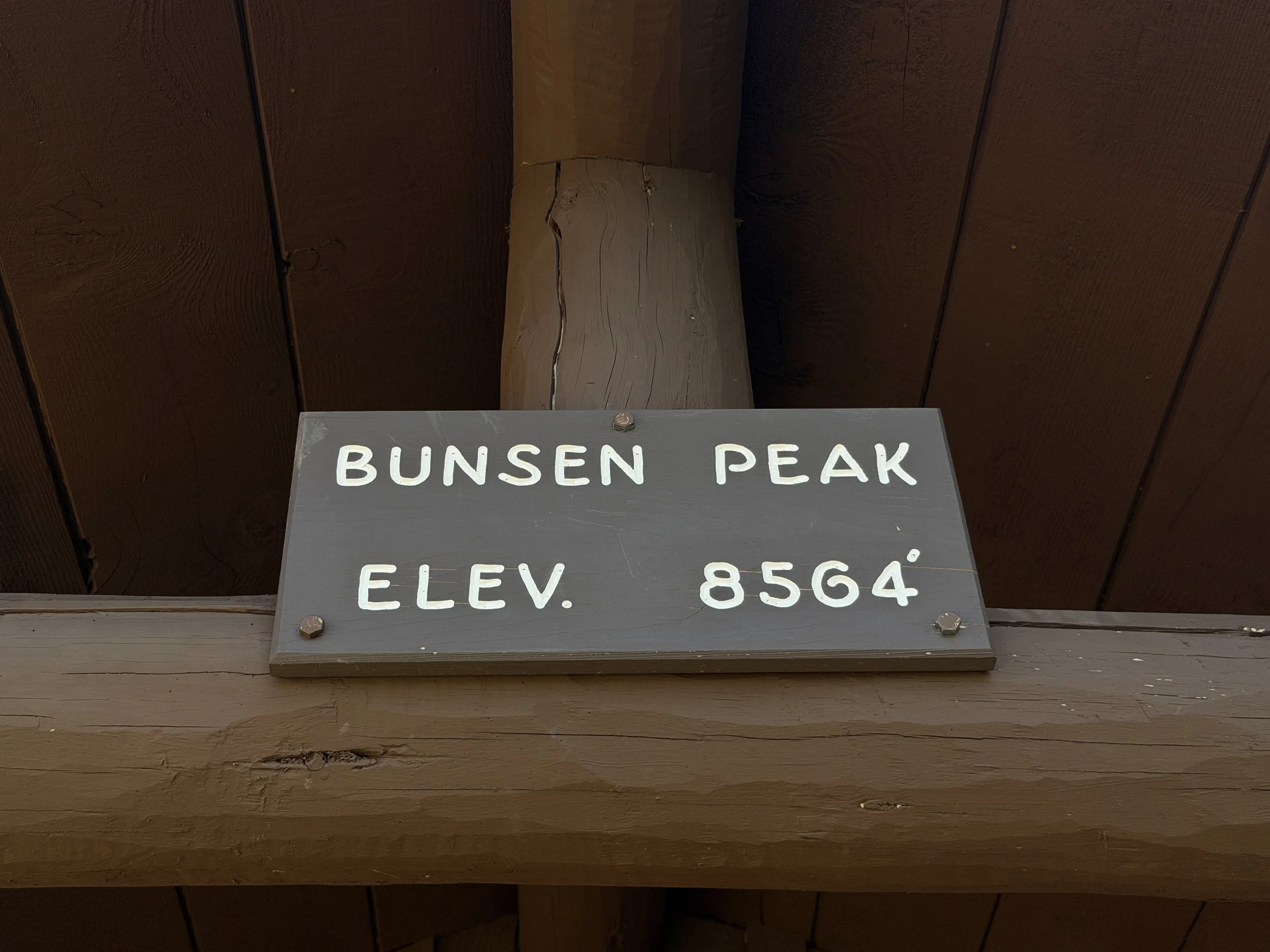Bunsen Peak Summit Yellowstone National Park Wyoming