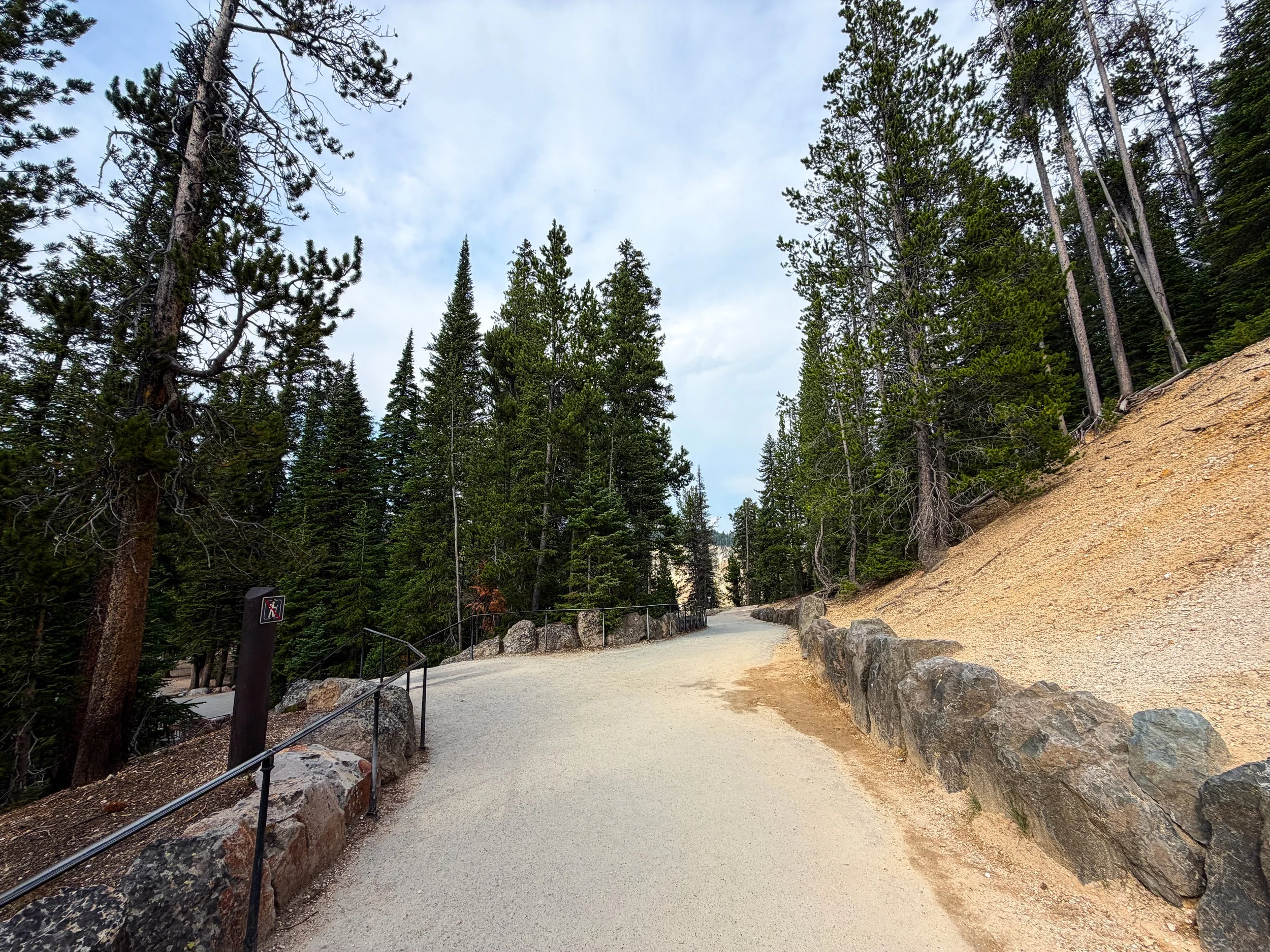 Artist Point Trail Yellowstone National Park Wyoming