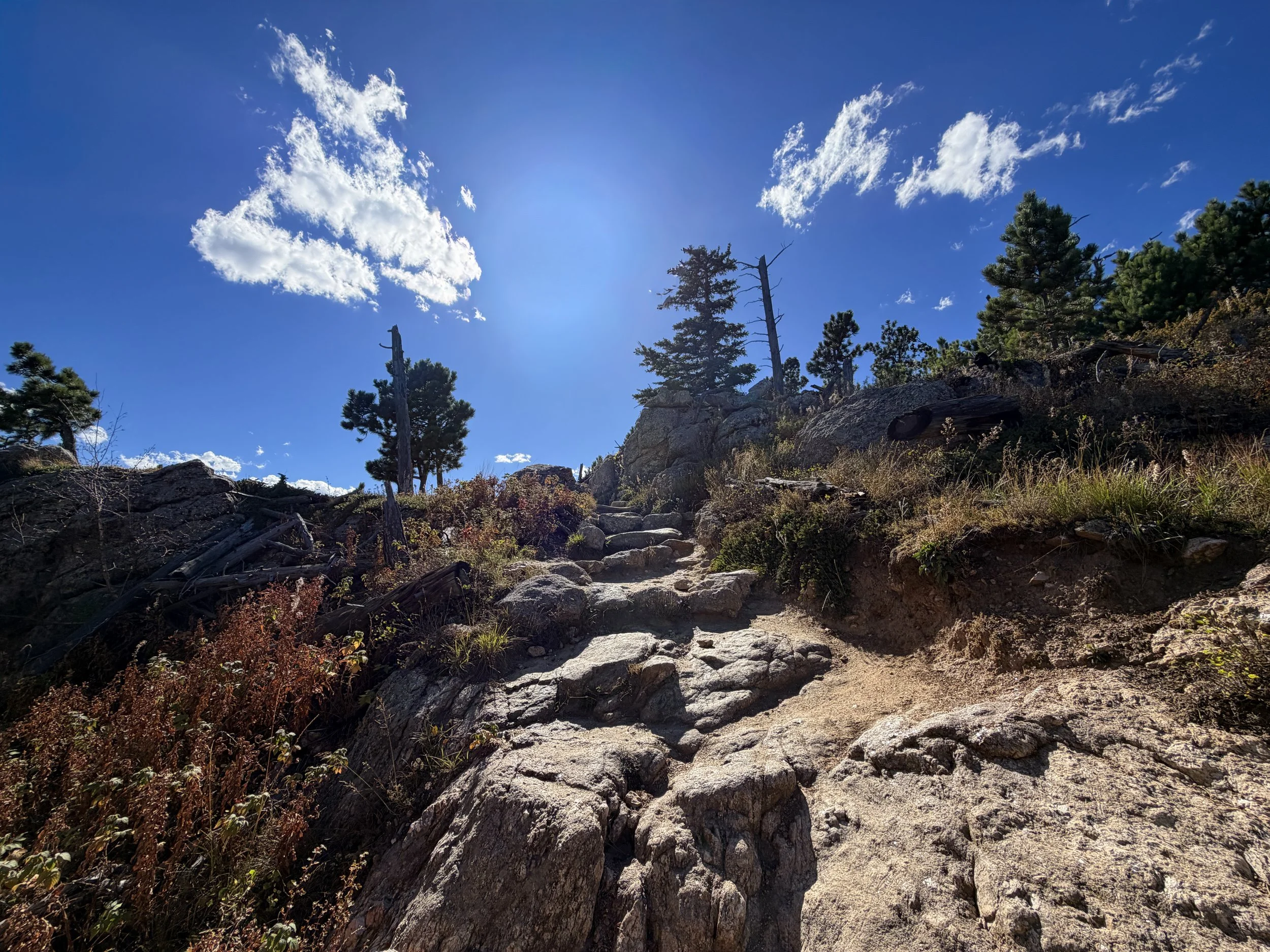 Black Elk Peak Trail to Harney Peak Lookout Black Hills South Dakota