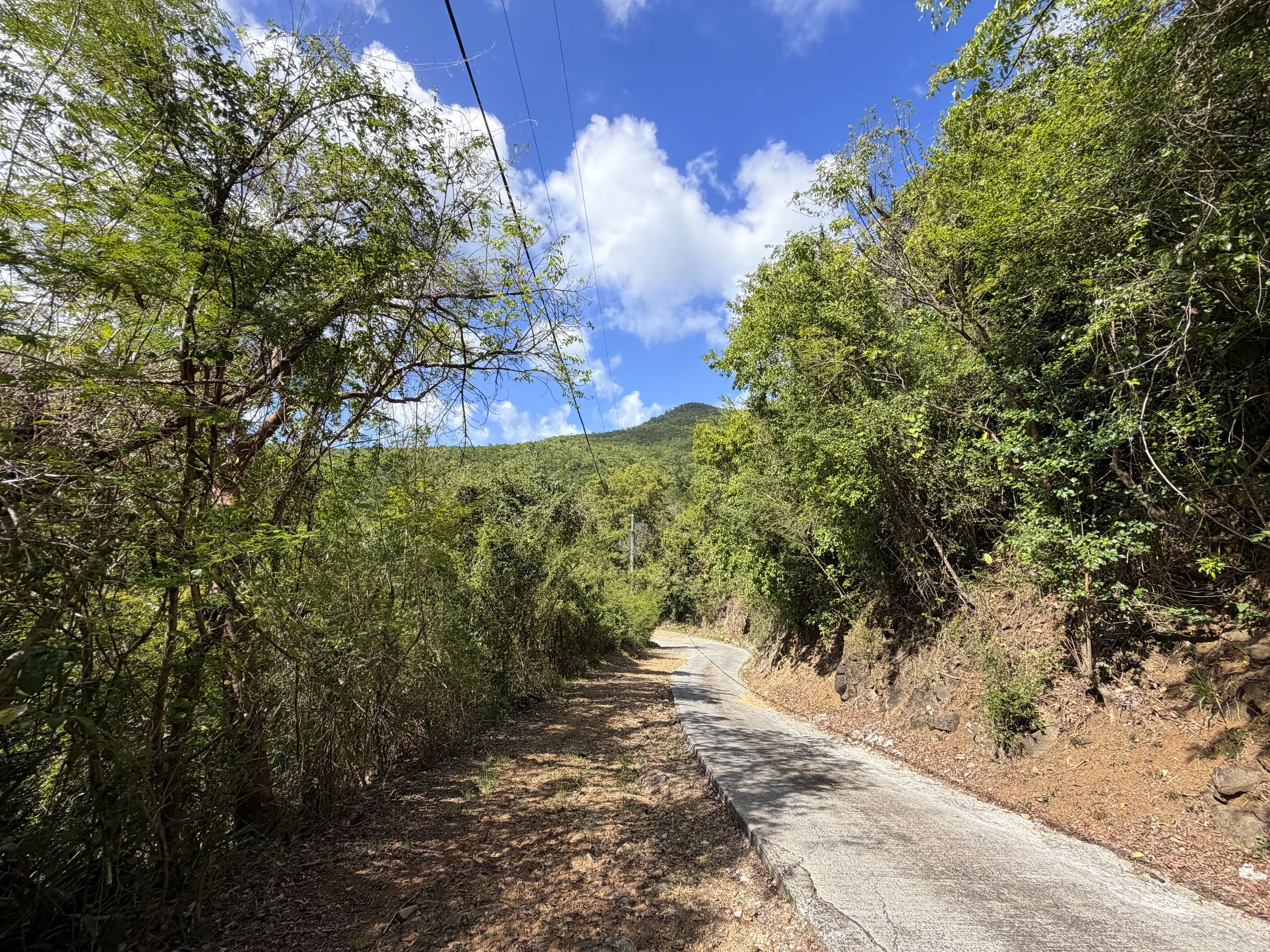 Great Sieben Trailhead Parking Virgin Islands National Park