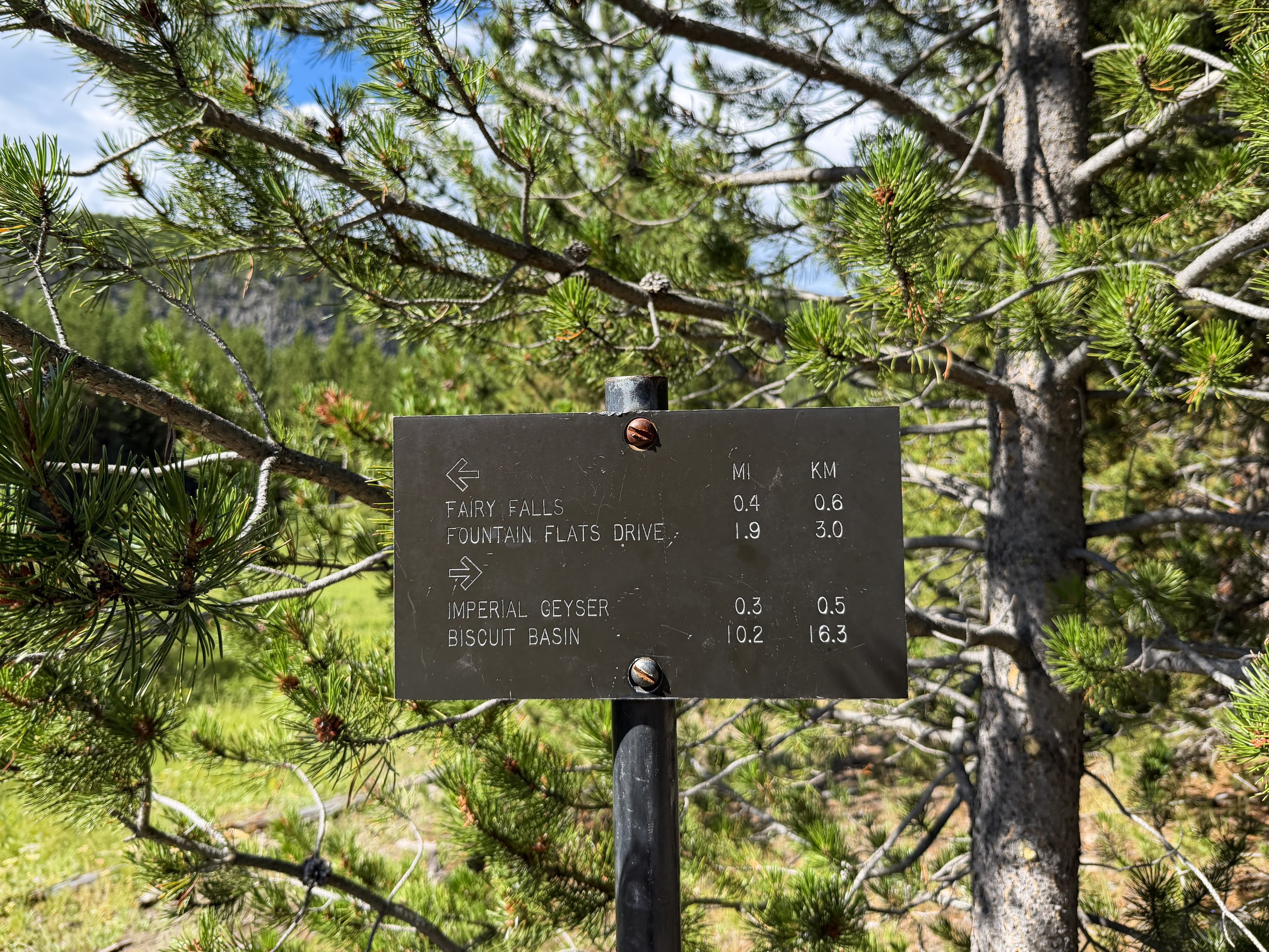 Imperial Geyser Trailhead Yellowstone National Park Wyoming