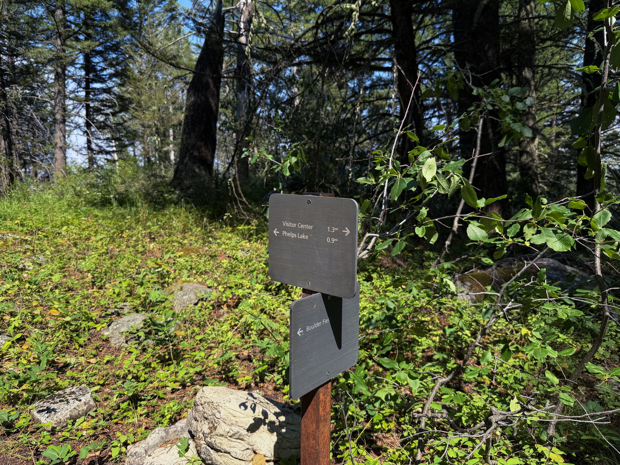 Boulder Field Trail Grand Teton National Park Wyoming