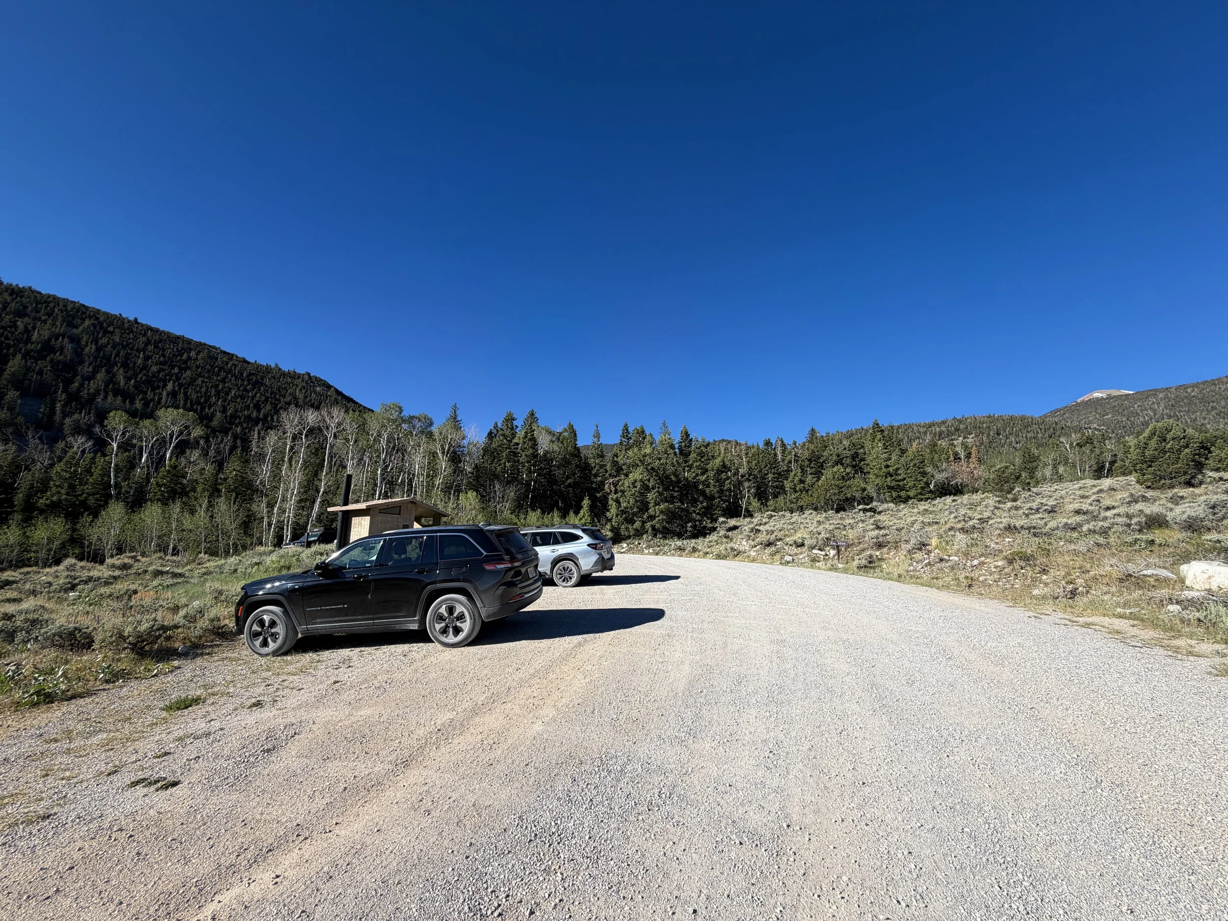 Baker Lake Trailhead Parking Great Basin National Park Nevada