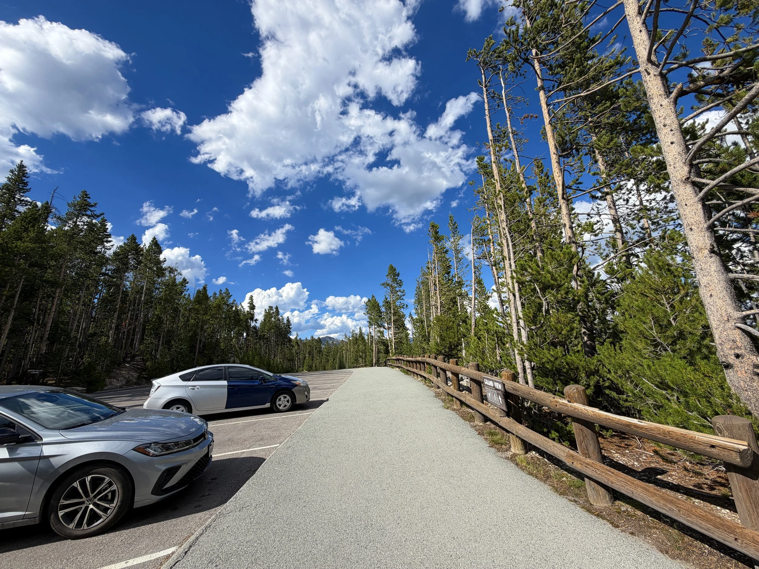North Rim Trail Yellowstone National Park Wyoming