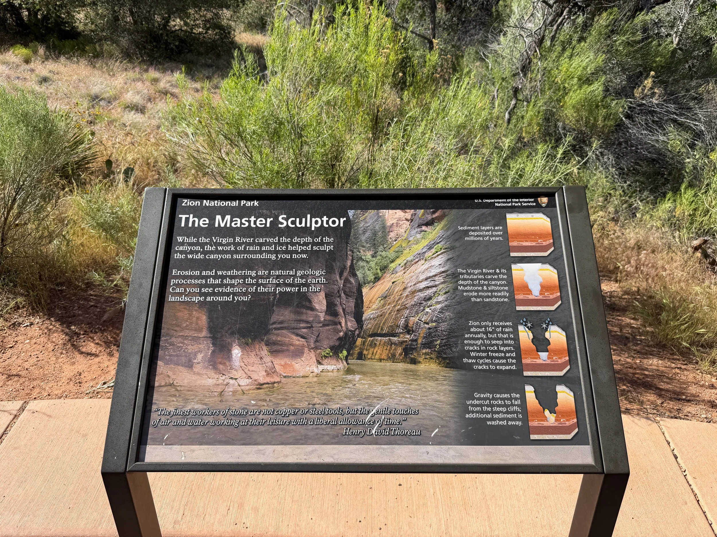 Parus Bike Trail Zion National Park Utah