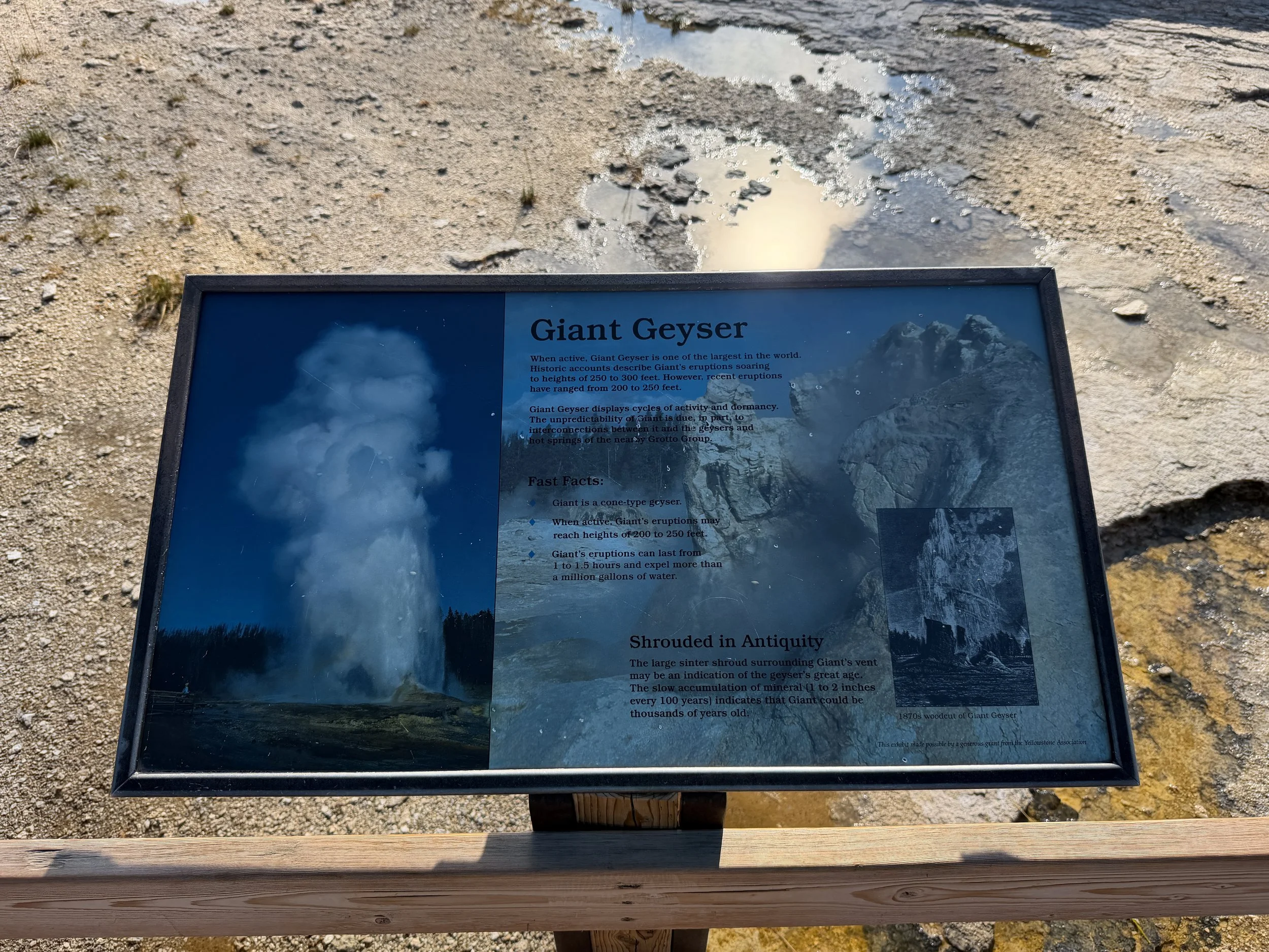 Giant Geyser Yellowstone National Park Wyoming
