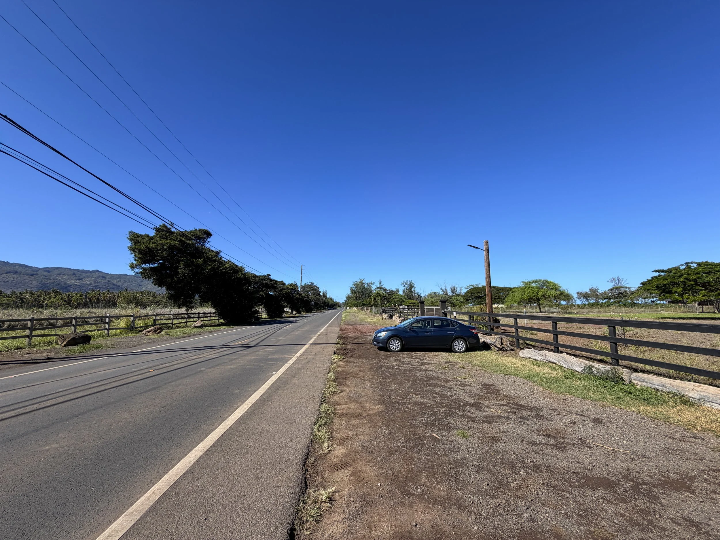 Mokuleia Forest Reserve Access Road Trailhead Parking Oahu Hawaii