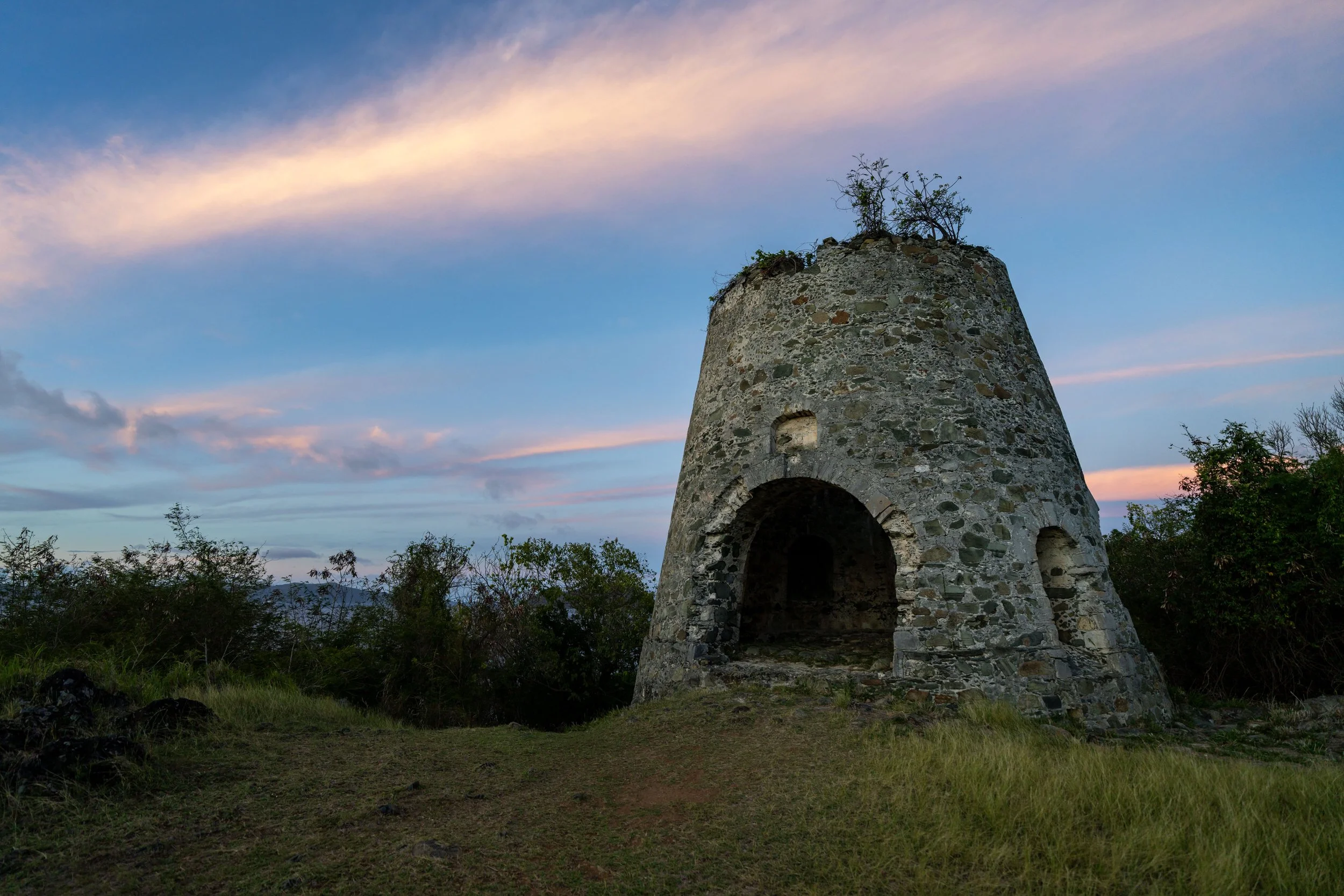 Peace Hill Trail Sunset Virgin Islands National Park