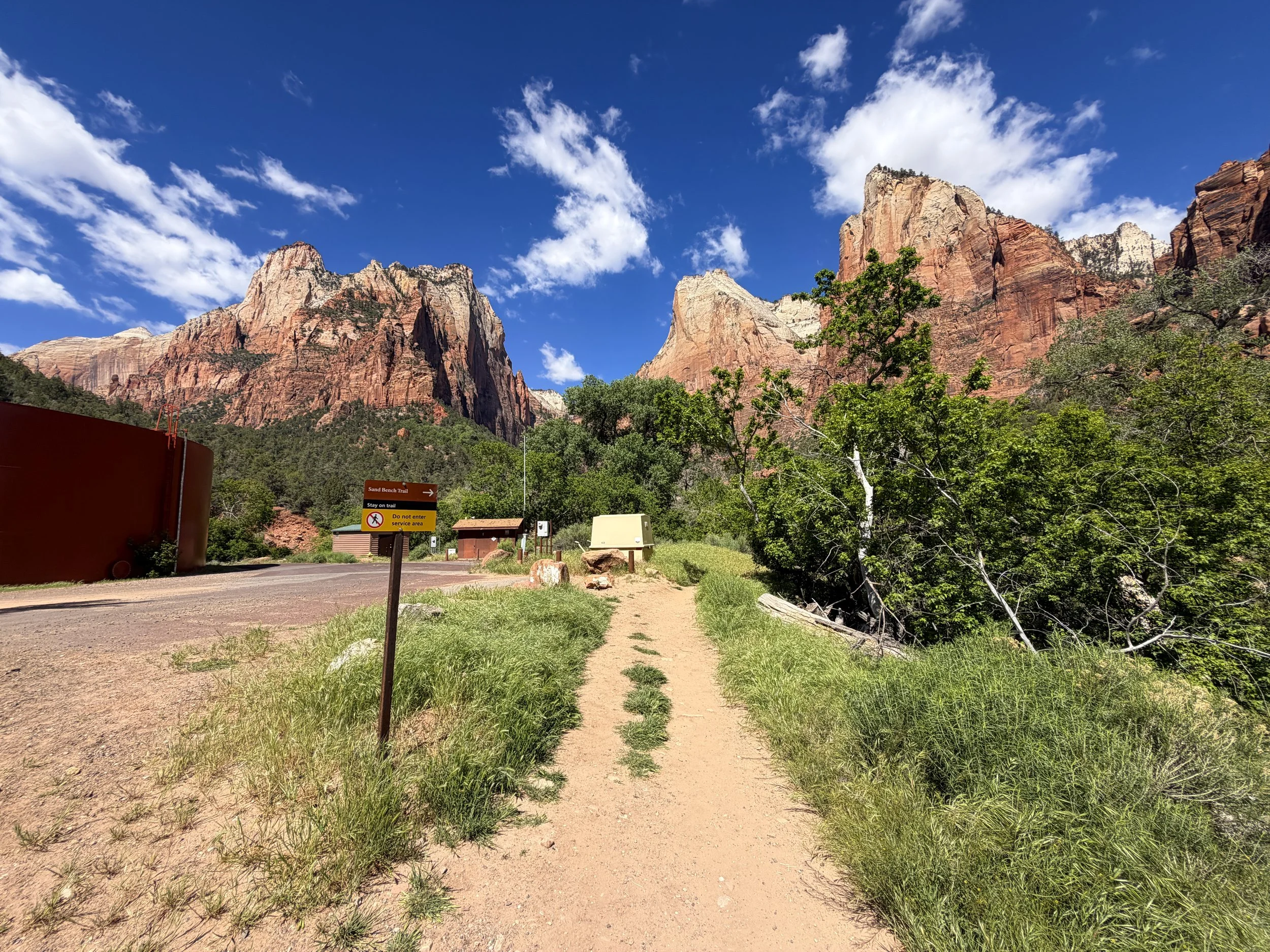 Sand Bench Trail Zion National Park Utah