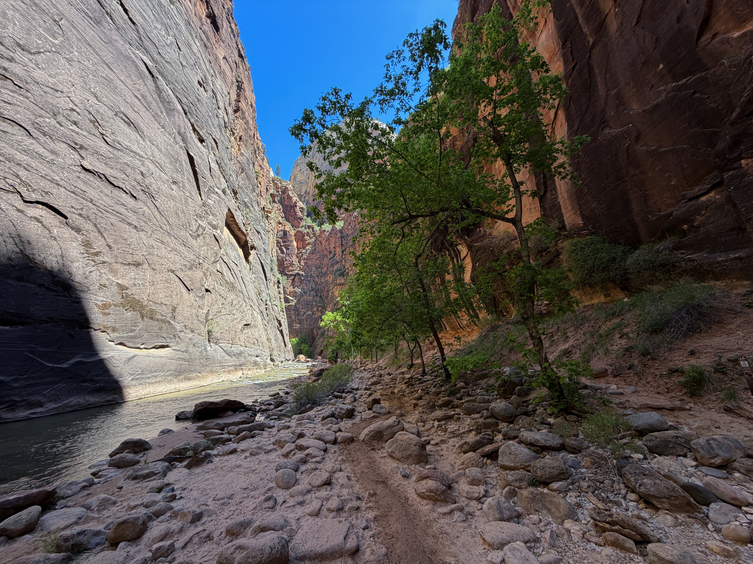 Narrows Trail Zion National Park Utah