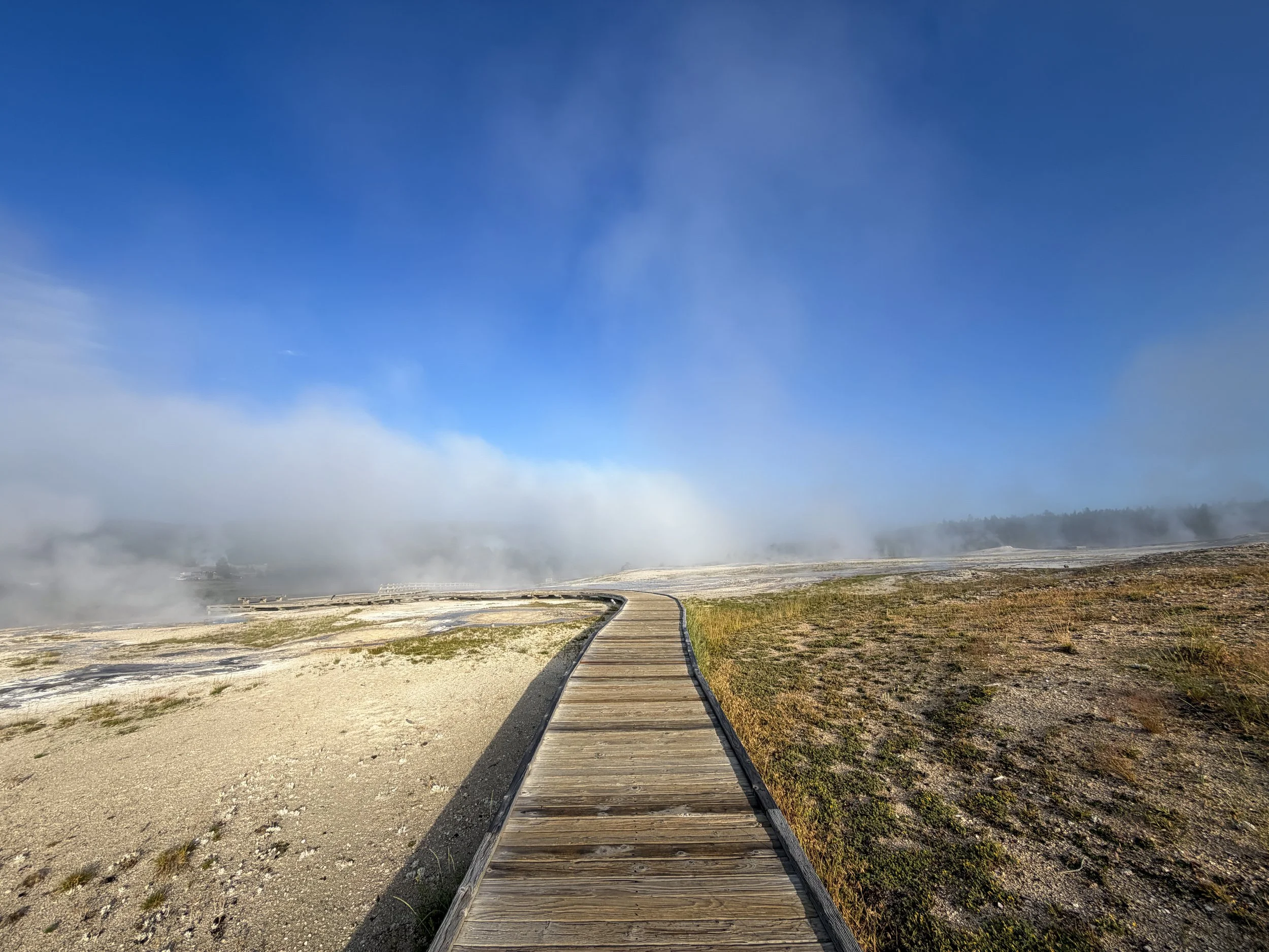 Upper Geyser Hill Loop Trail Yellowstone National Park Wyoming