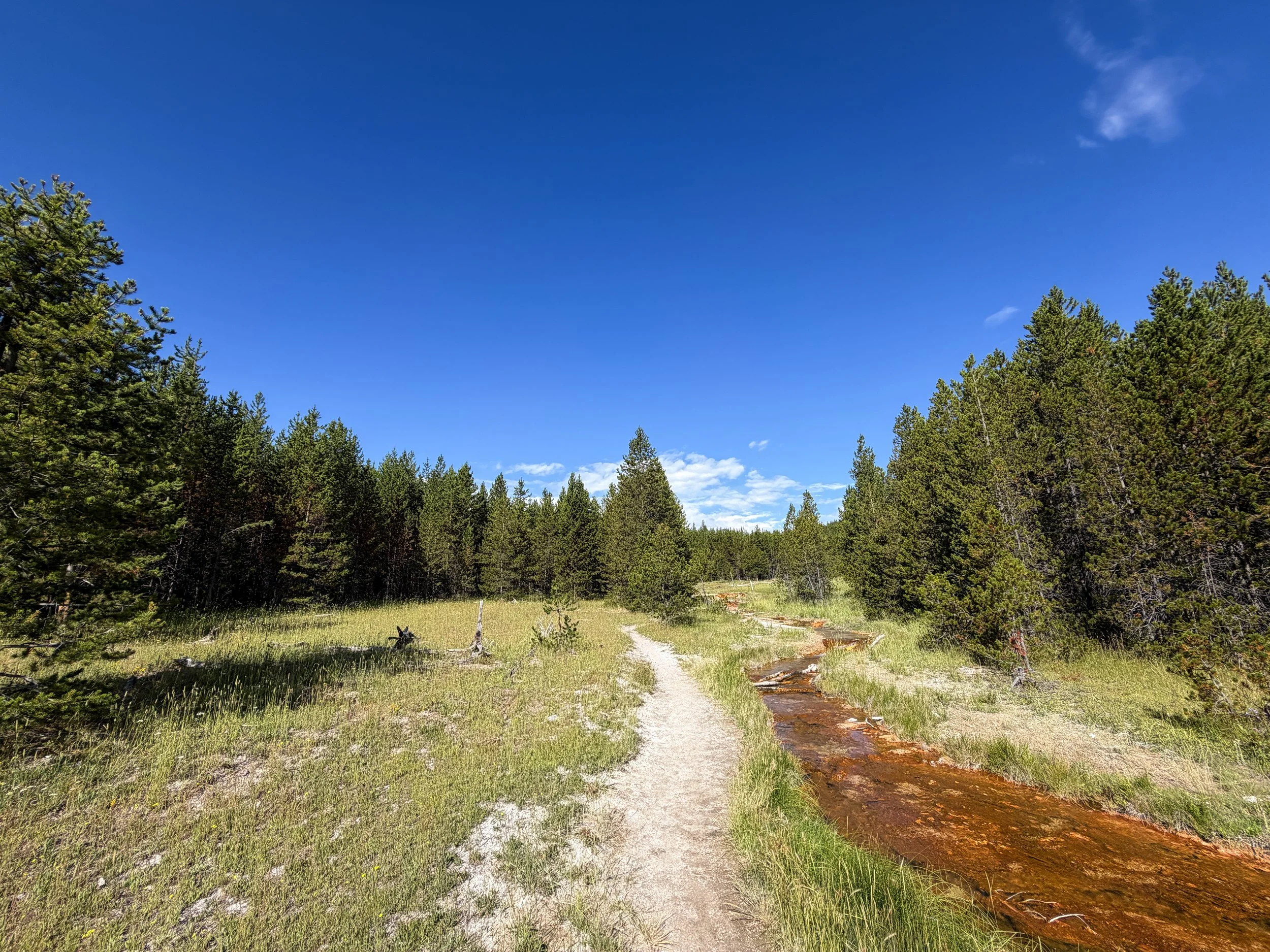 Imperial Geyser Trail Yellowstone National Park Wyoming