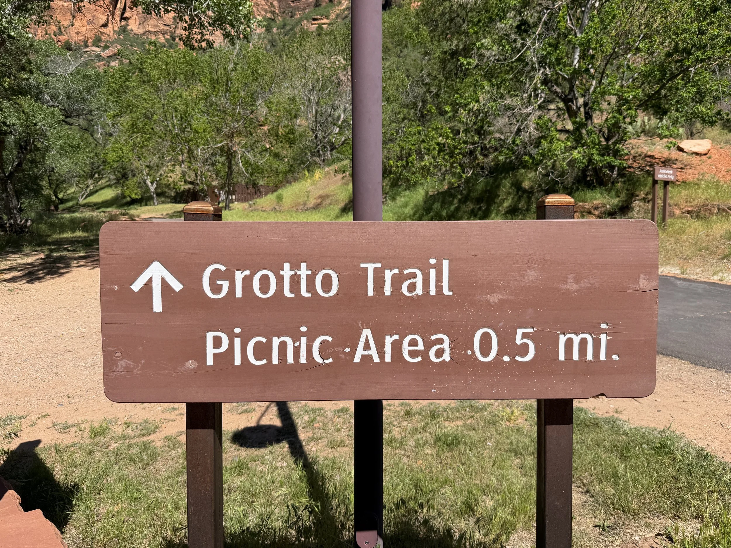 Grotto Trailhead Zion National Park Utah