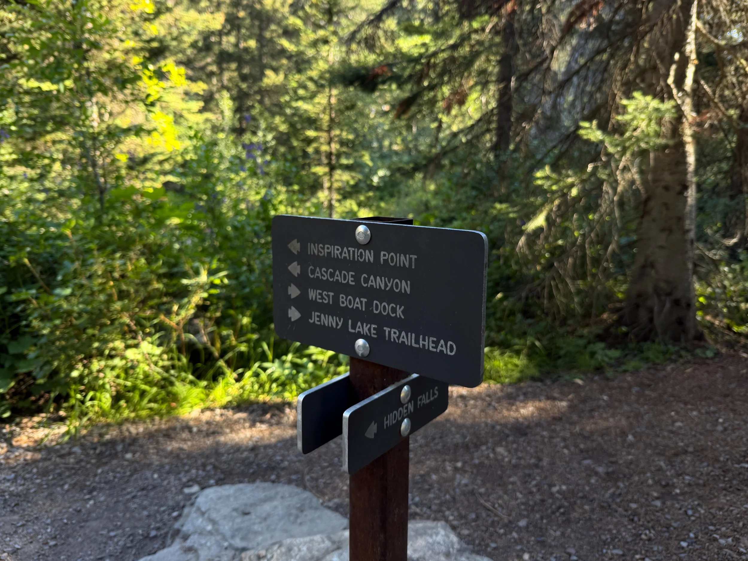 Hidden Falls Trail Grand Teton National Park Wyoming