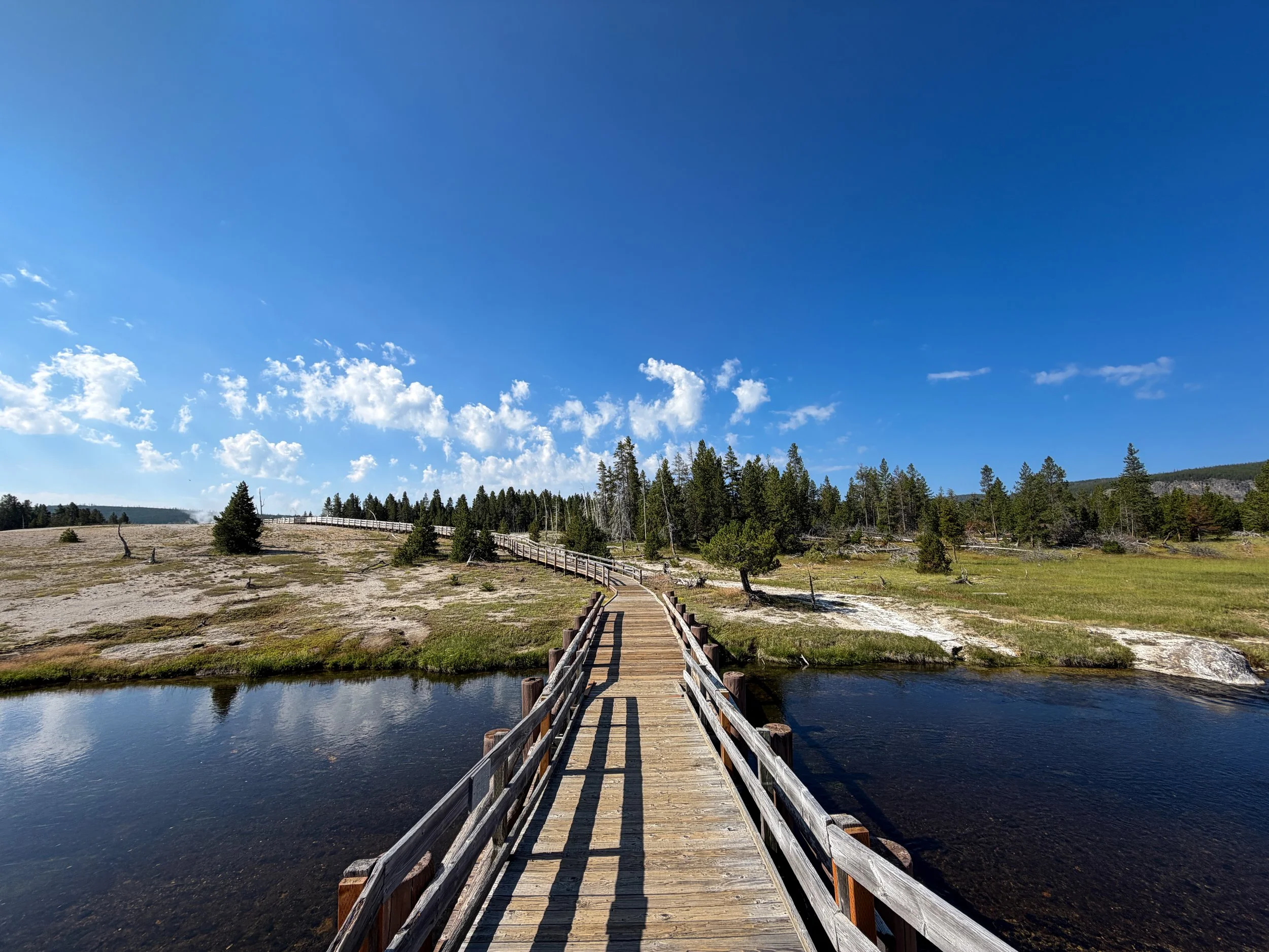 Upper Geyser Basin Trail Yellowstone National Park Wyoming